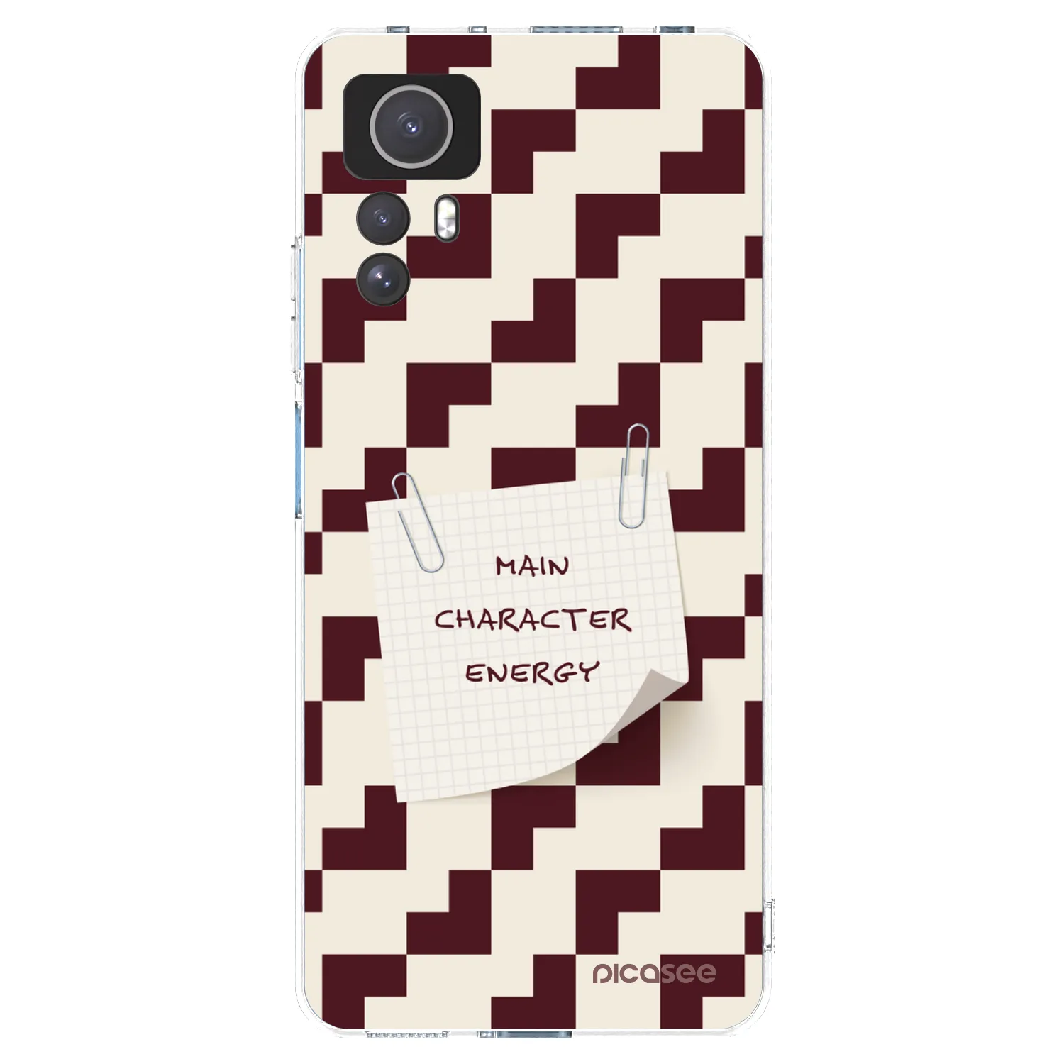 Picasee silikonowe przeźroczyste etui na Xiaomi Redmi Note 12S - Lead Role