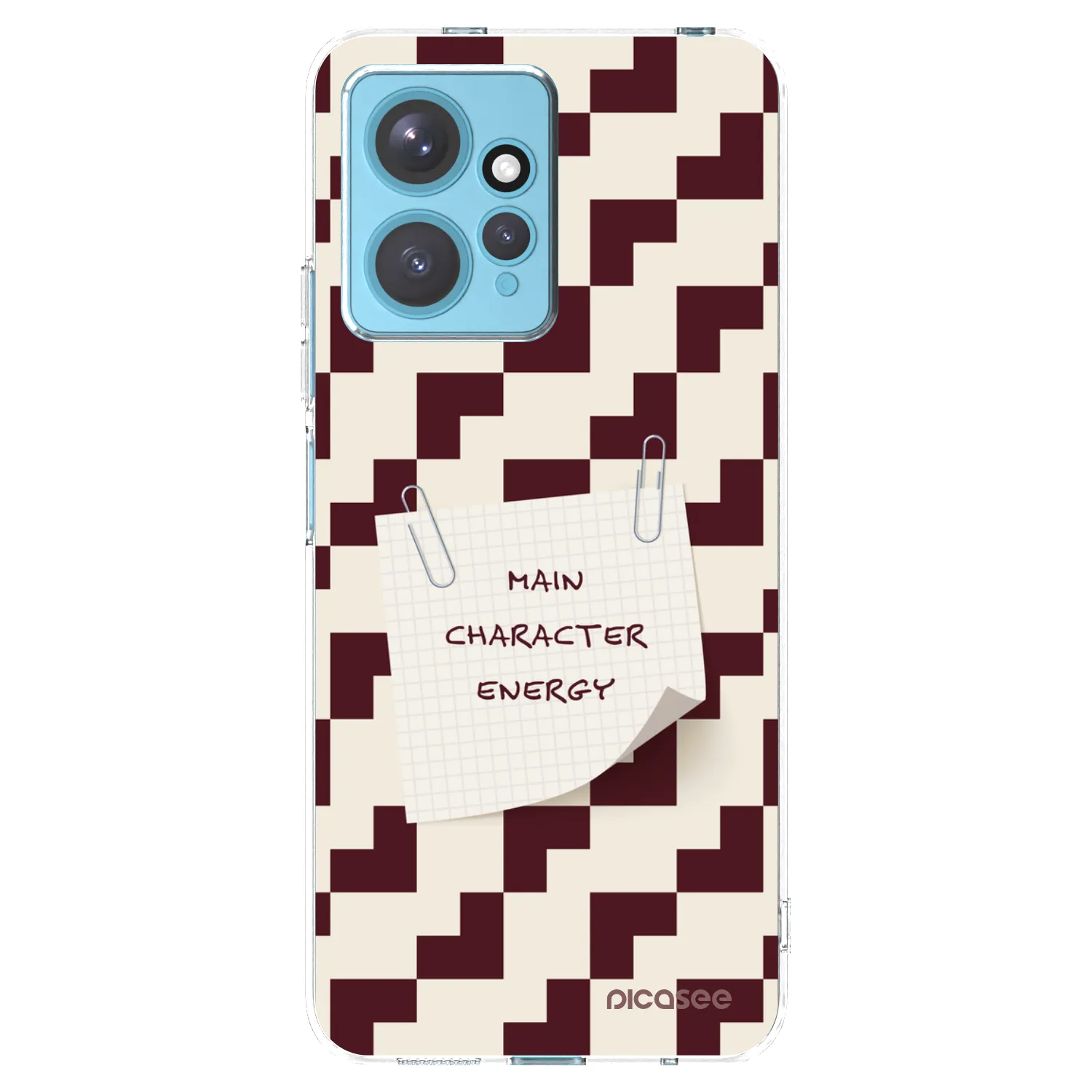 Picasee silikonowe przeźroczyste etui na Xiaomi Redmi Note 12 4G - Lead Role