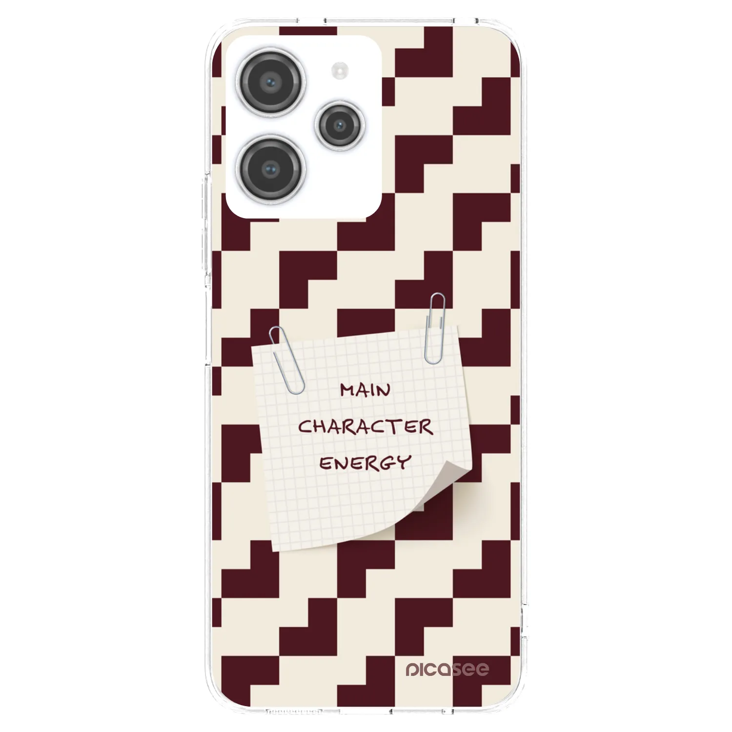 Picasee silikonowe przeźroczyste etui na Xiaomi Redmi 12 4G - Lead Role