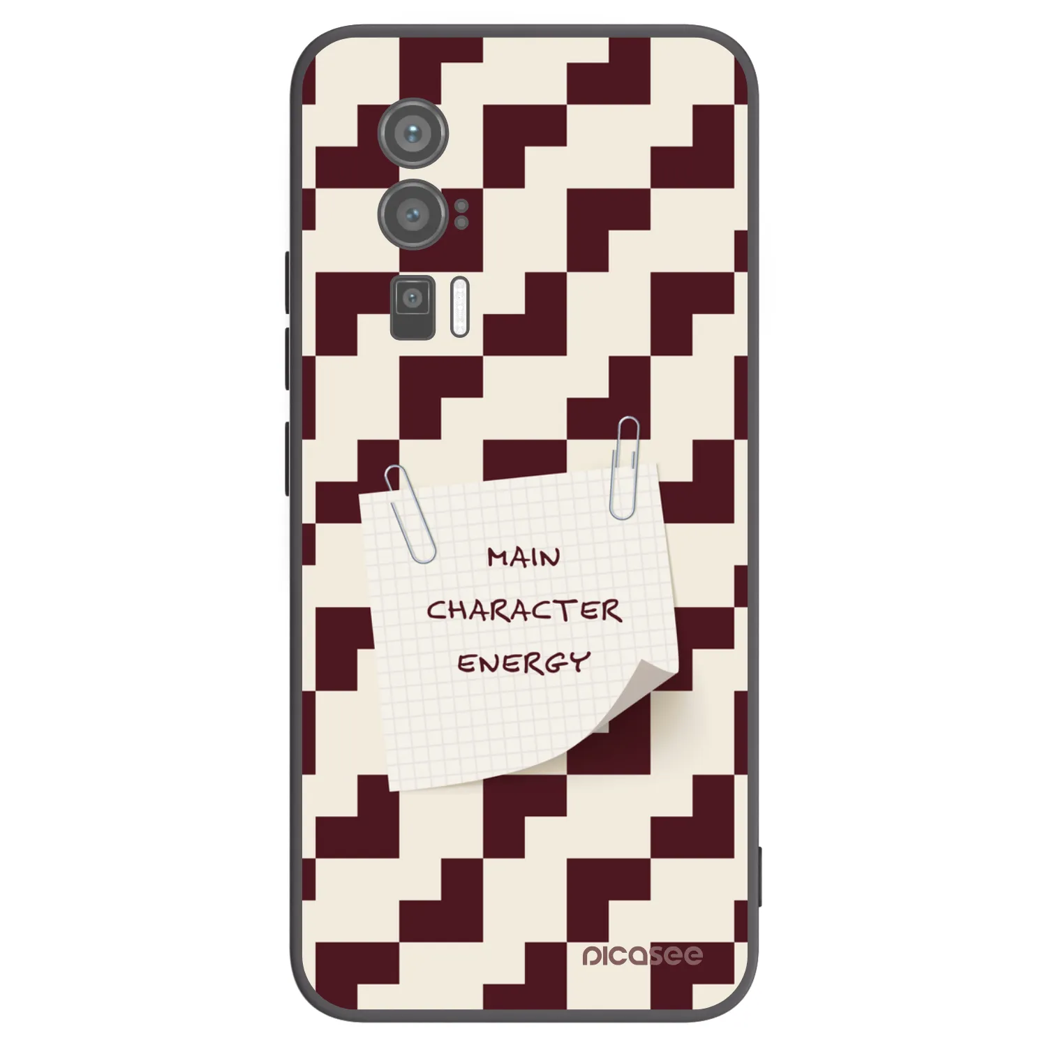 Picasee silikonowe czarne etui na Xiaomi Poco F5 Pro 5G - Lead Role