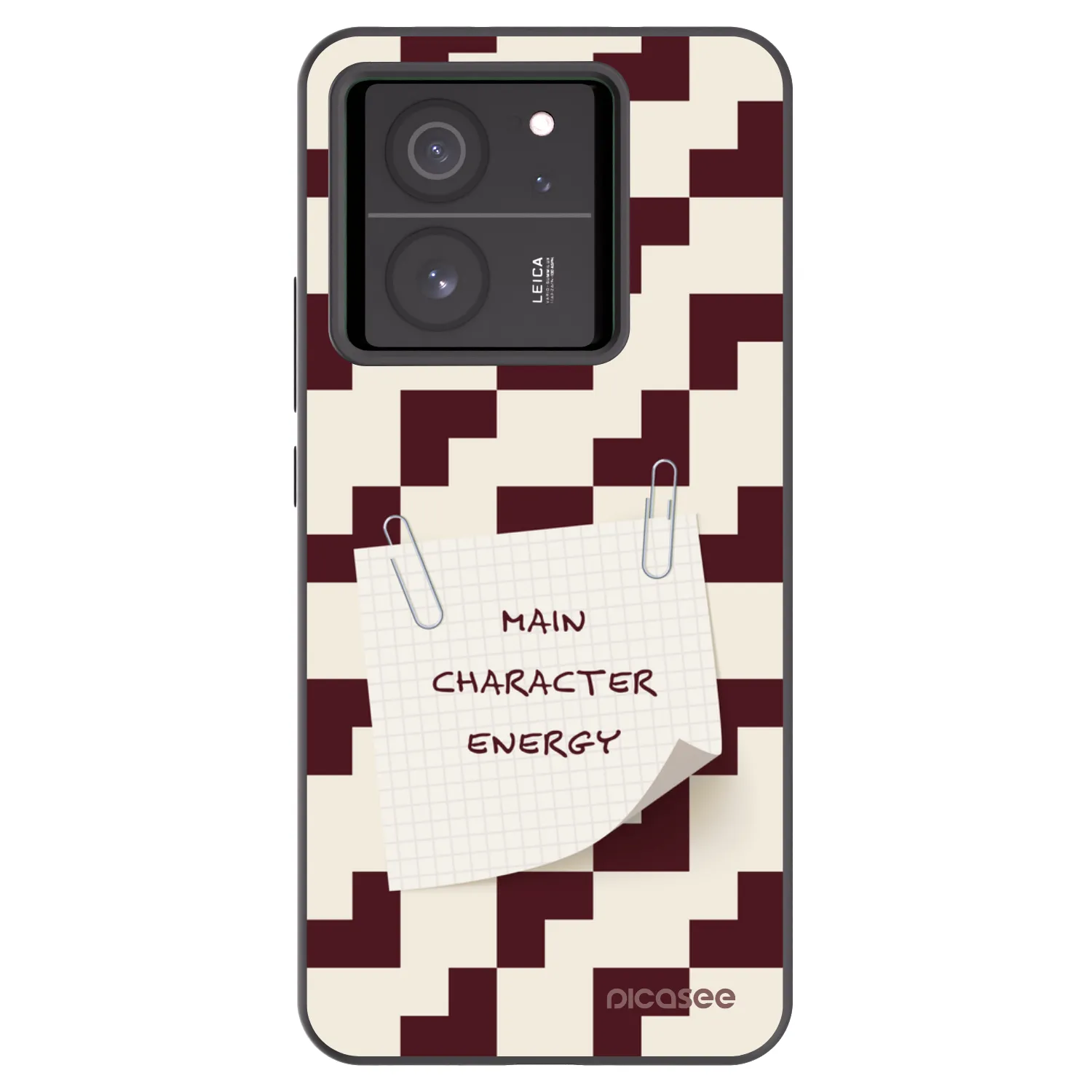 Picasee silikonowe czarne etui na Xiaomi 13T - Lead Role