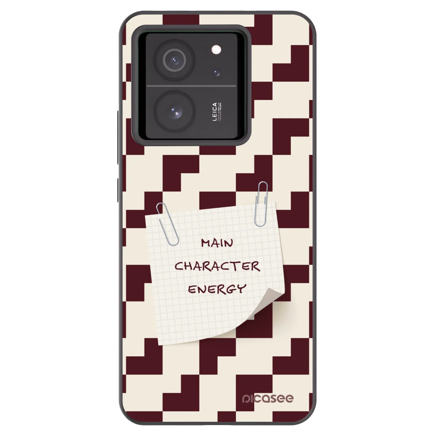 Picasee silikonowe czarne etui na Xiaomi 13T Pro - Lead Role