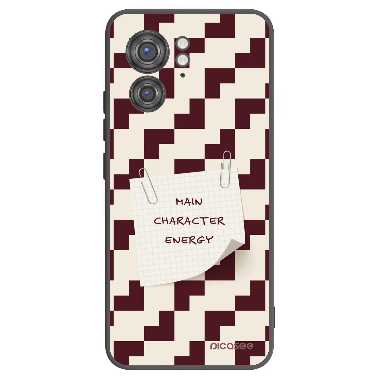 Picasee silikonowe czarne etui na Motorola Edge 40 - Lead Role