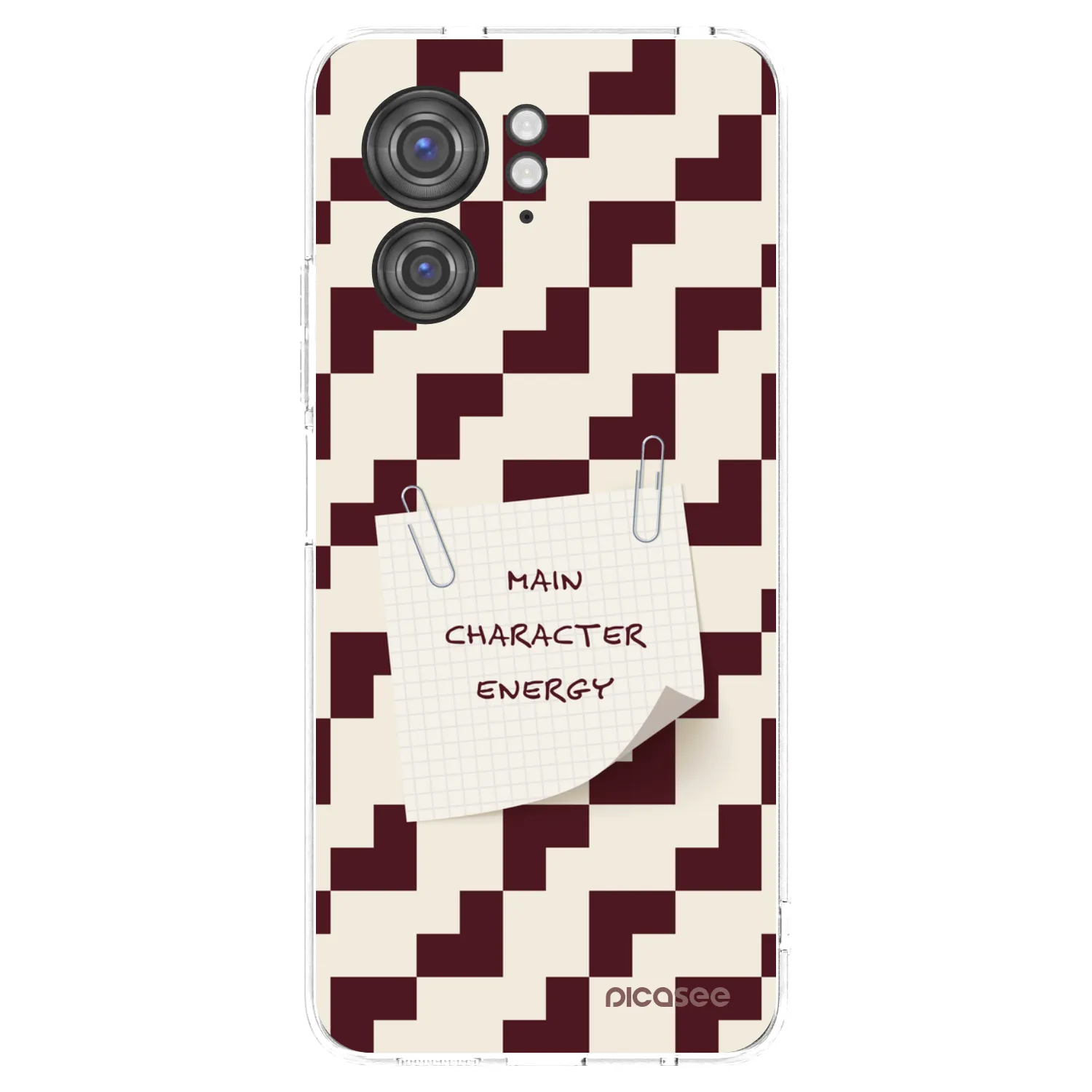 Picasee silikonowe przeźroczyste etui na Motorola Edge 40 - Lead Role