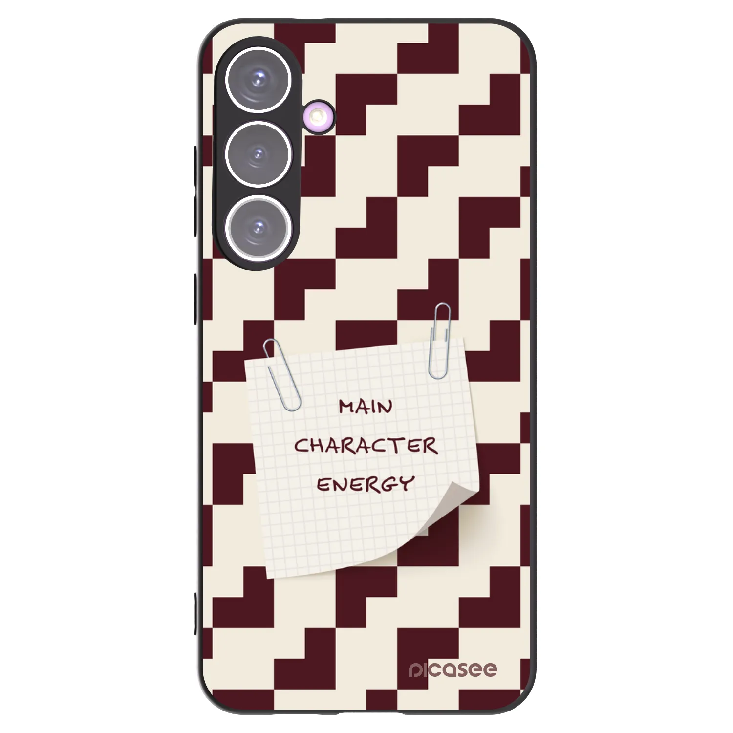 Picasee silikonowe czarne etui na Samsung Galaxy S24+ S926B 5G - Lead Role