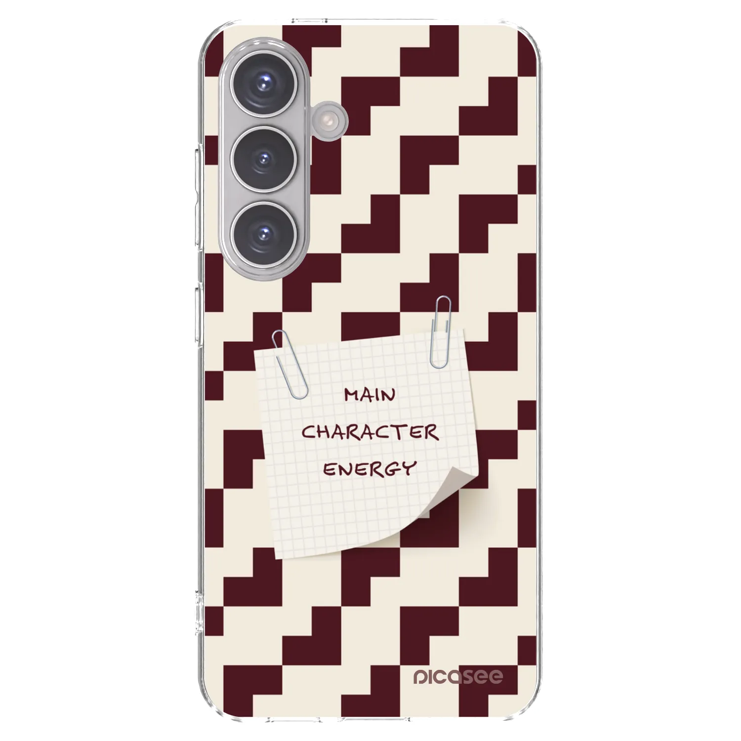 Picasee silikonowe przeźroczyste etui na Samsung Galaxy S24 S921B 5G - Lead Role