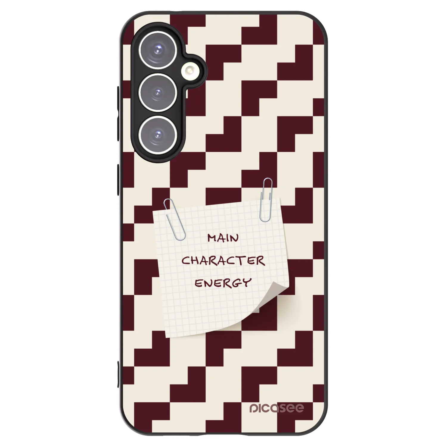 Picasee silikonowe czarne etui na Samsung Galaxy S23 FE S711B - Lead Role
