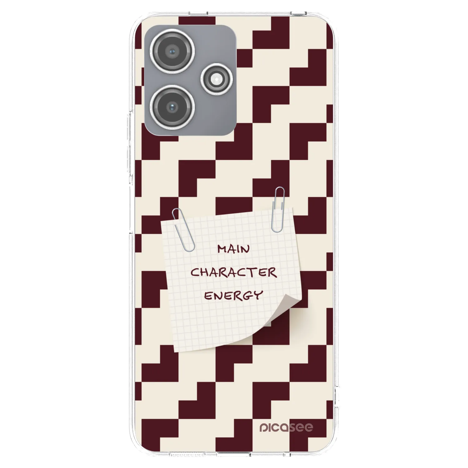 Picasee silikonowe przeźroczyste etui na Xiaomi Redmi 12 5G - Lead Role