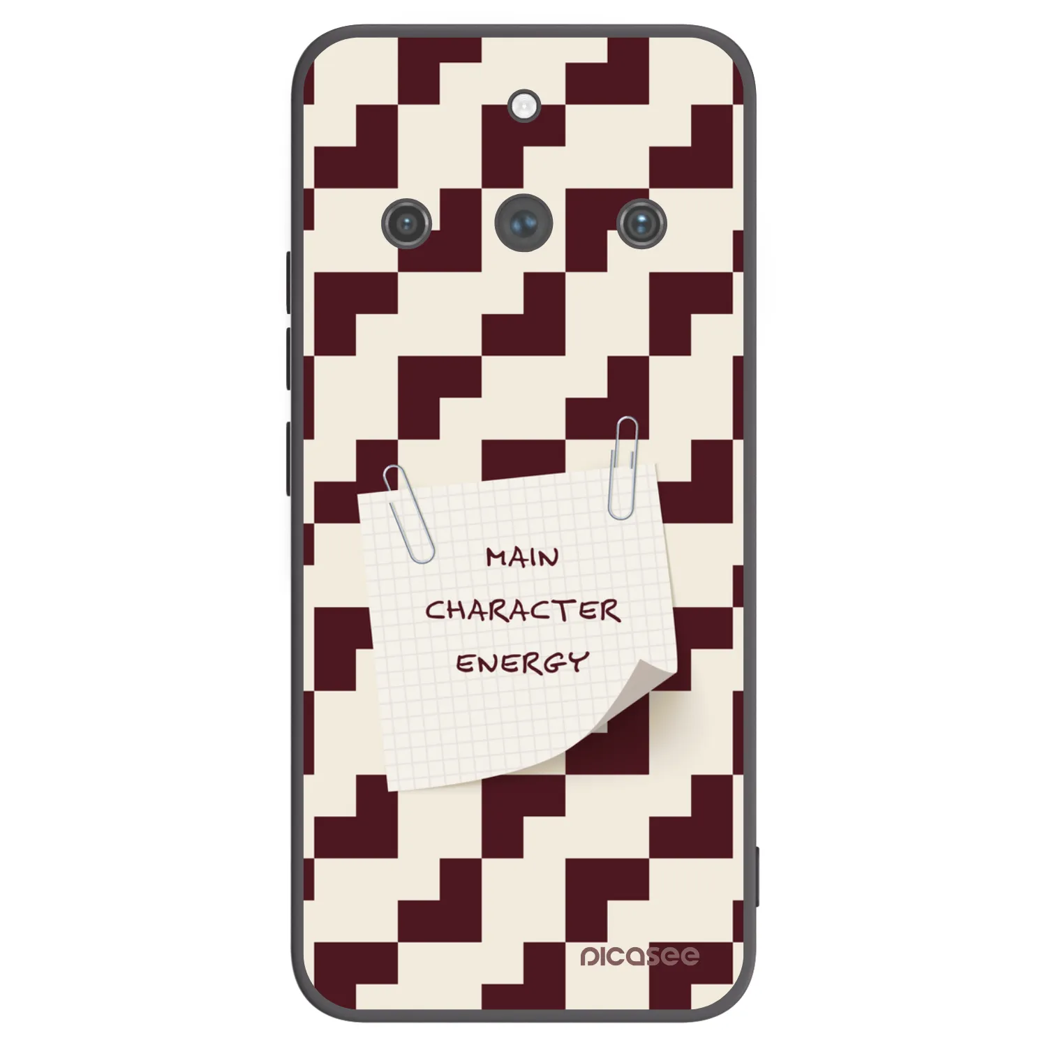 Picasee silikonowe czarne etui na Realme 11 Pro+ - Lead Role