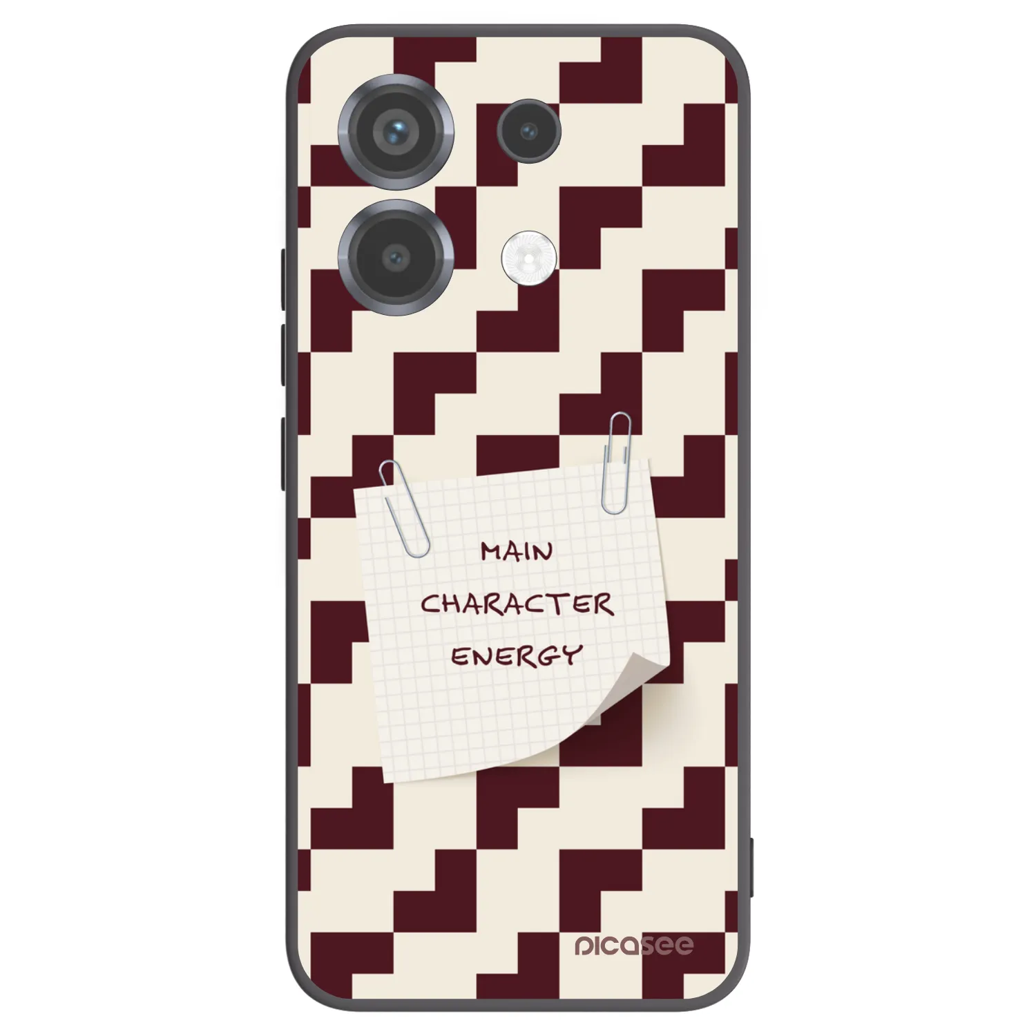 Picasee silikonowe czarne etui na Xiaomi Poco X6 - Lead Role