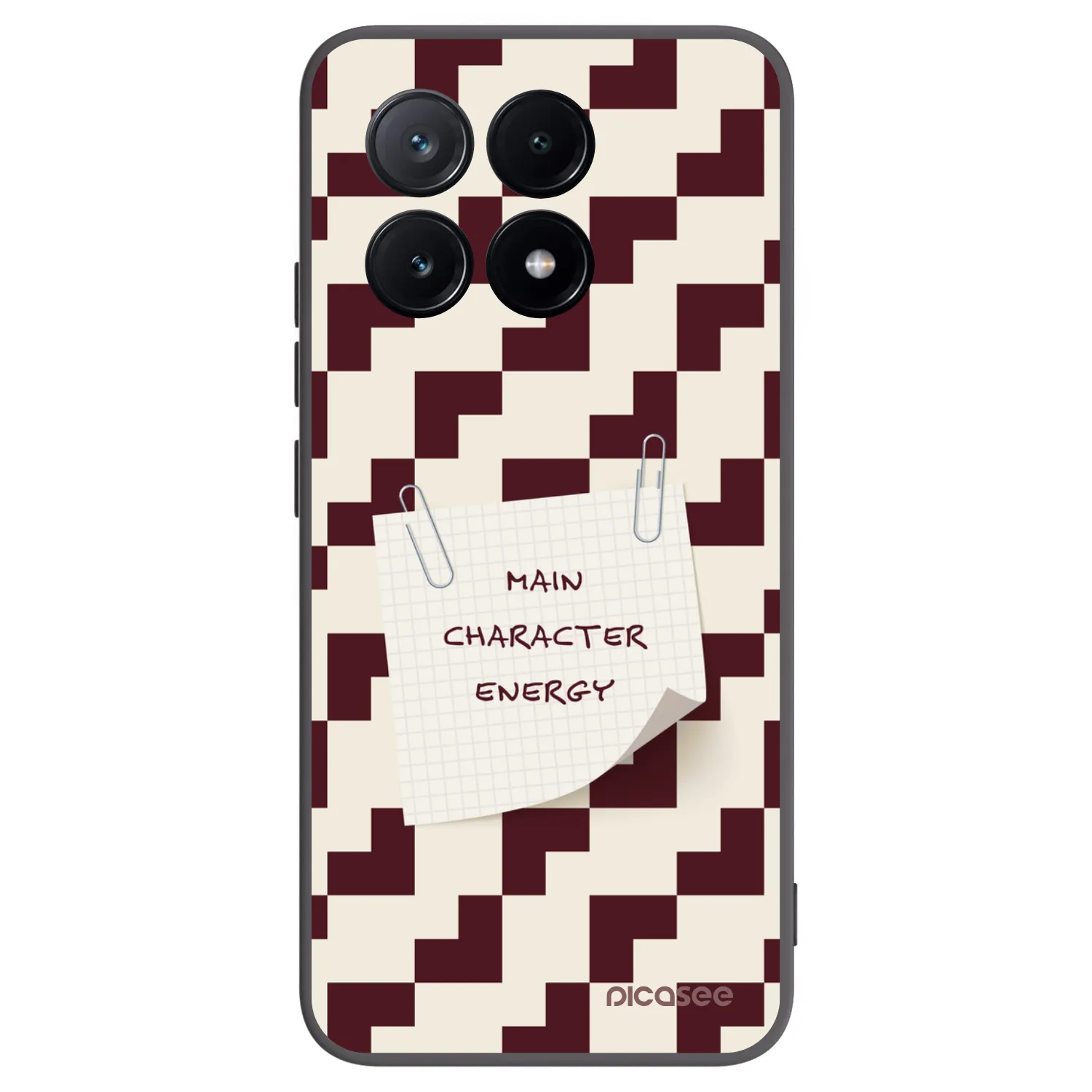 Picasee silikonowe czarne etui na Xiaomi Poco X6 Pro - Lead Role