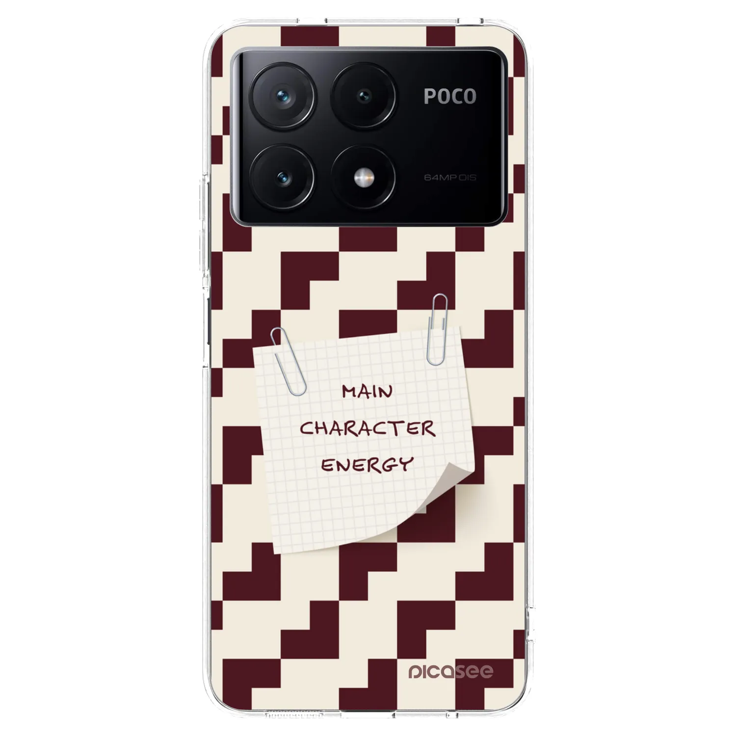 Picasee silikonowe przeźroczyste etui na Xiaomi Poco X6 Pro - Lead Role