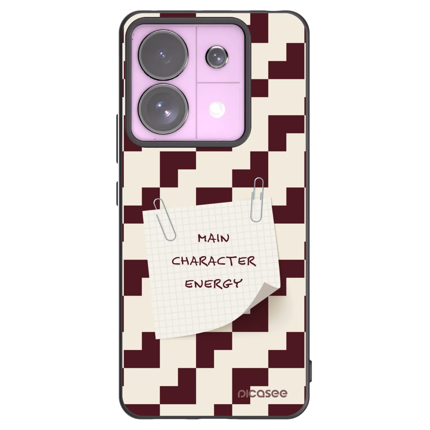 Picasee silikonowe czarne etui na Xiaomi Redmi Note 13 Pro 5G - Lead Role