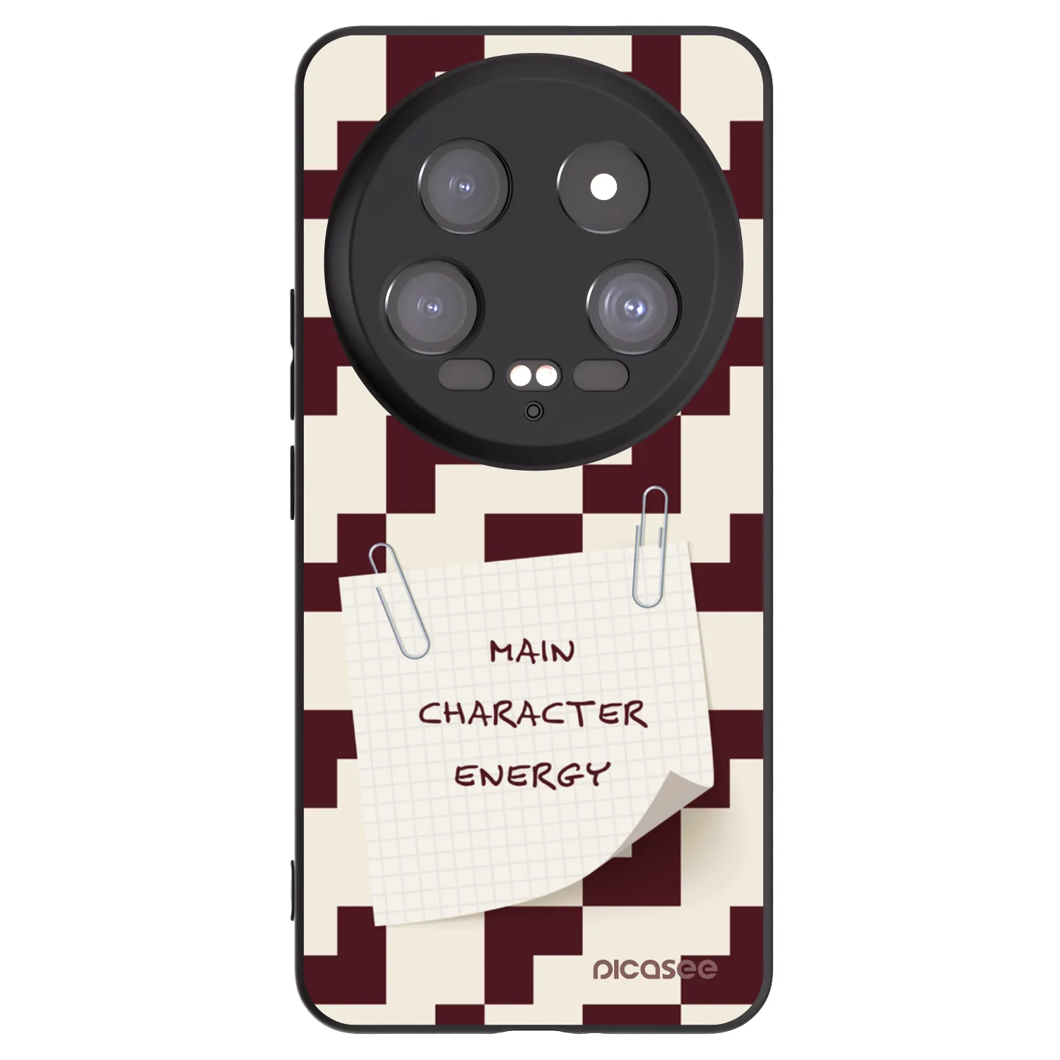 Picasee silikonowe czarne etui na Xiaomi 14 Ultra - Lead Role