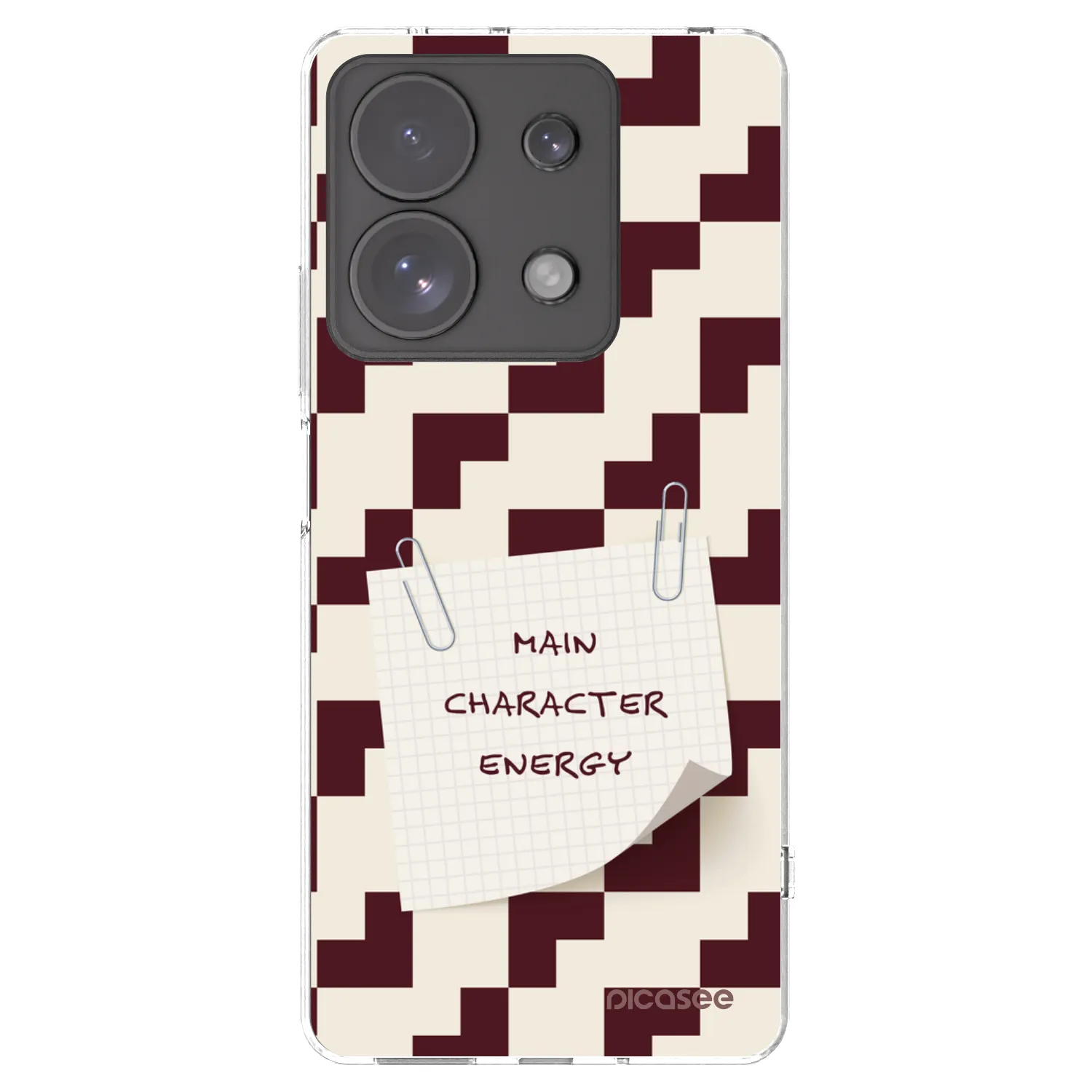 Picasee silikonowe przeźroczyste etui na Xiaomi Redmi Note 13 Pro 4G - Lead Role