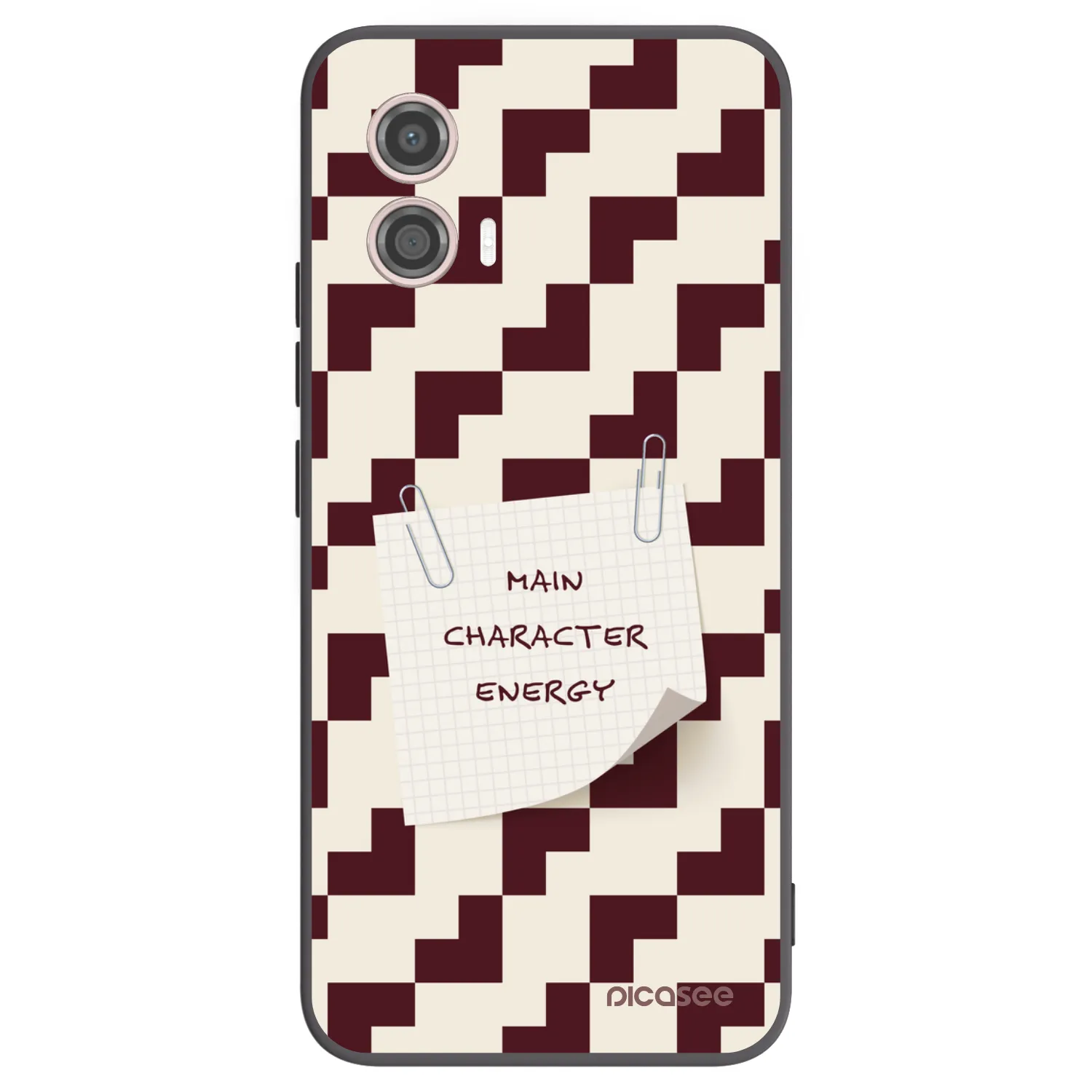 Picasee silikonowe czarne etui na Motorola Moto G53 5G - Lead Role