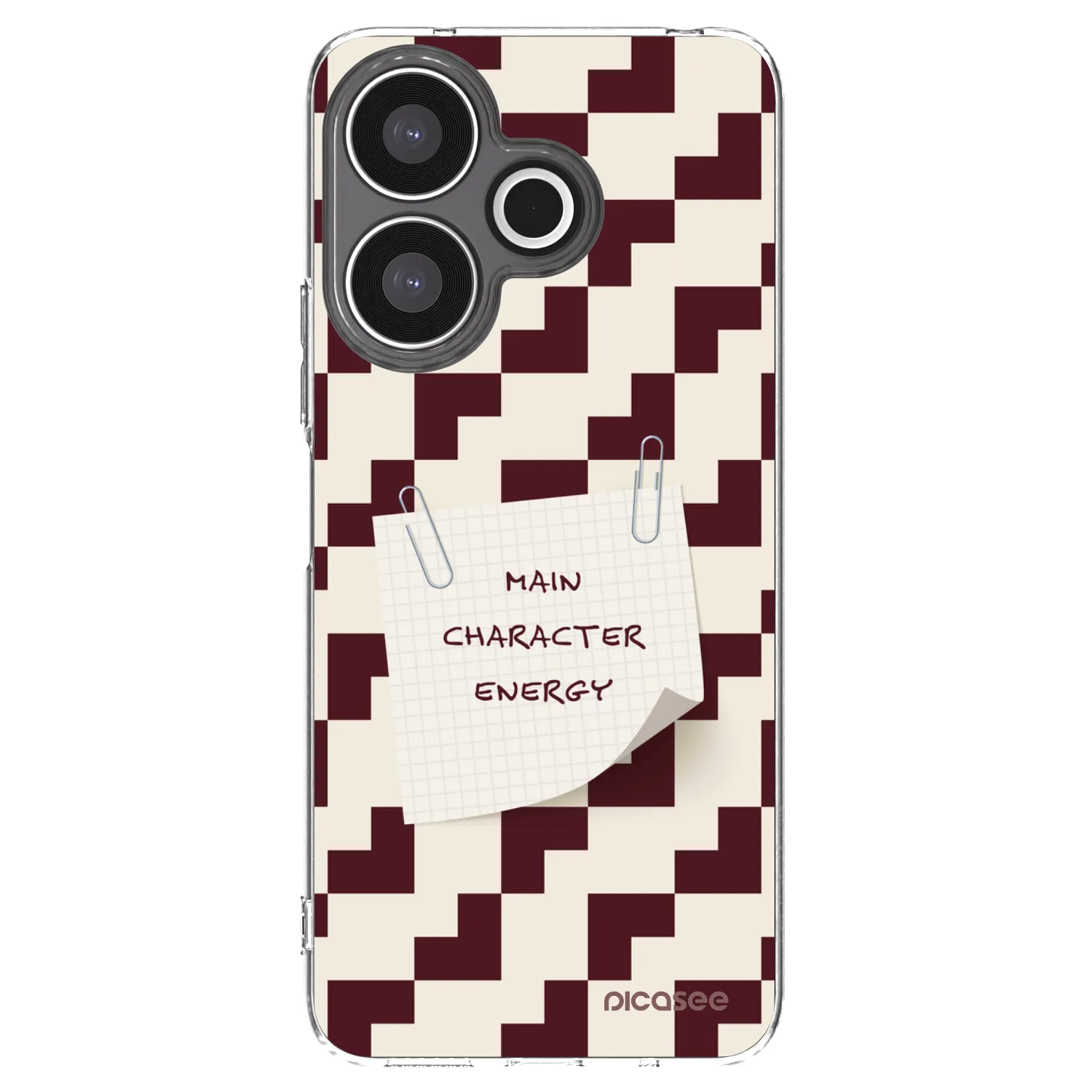 Picasee silikonowe przeźroczyste etui na Xiaomi Redmi 13 4G - Lead Role