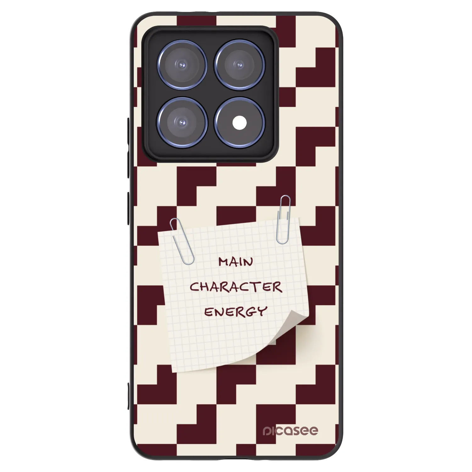 Picasee silikonowe czarne etui na Xiaomi 14T Pro - Lead Role