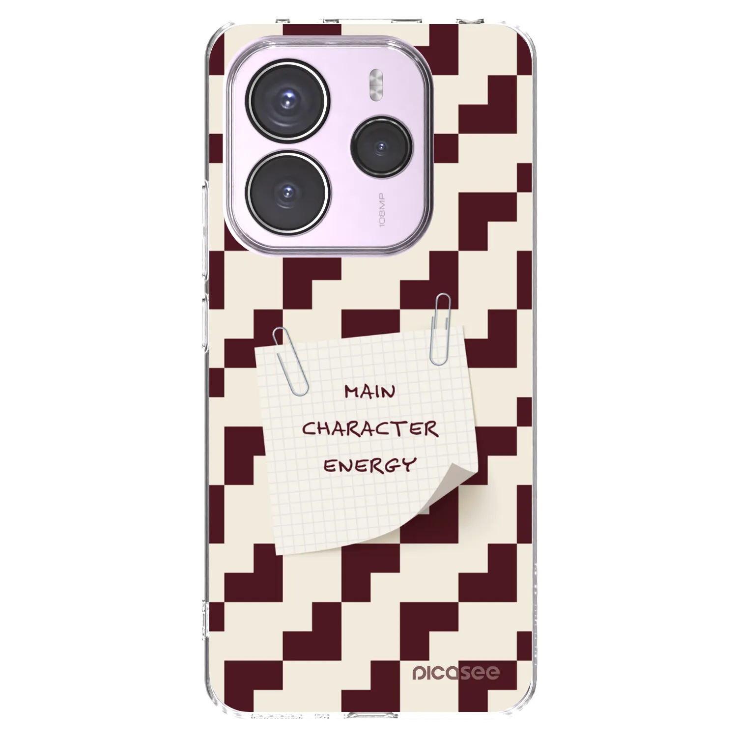 Picasee silikonowe przeźroczyste etui na Xiaomi Redmi Note 14 5G - Lead Role
