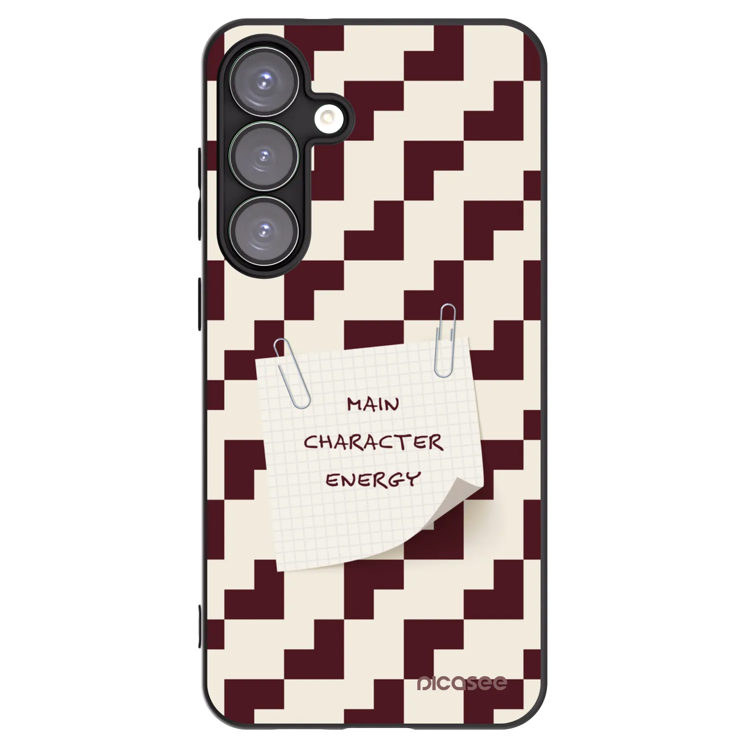 Picasee silikonowe czarne etui na Samsung Galaxy S25+ 5G - Lead Role