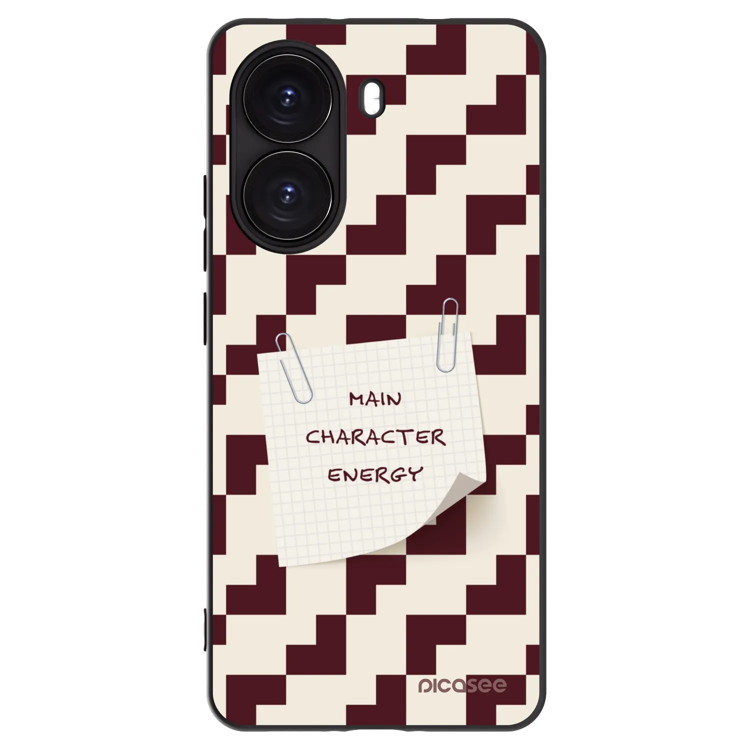 Picasee silikonowe czarne etui na Xiaomi Poco X7 Pro 5G - Lead Role