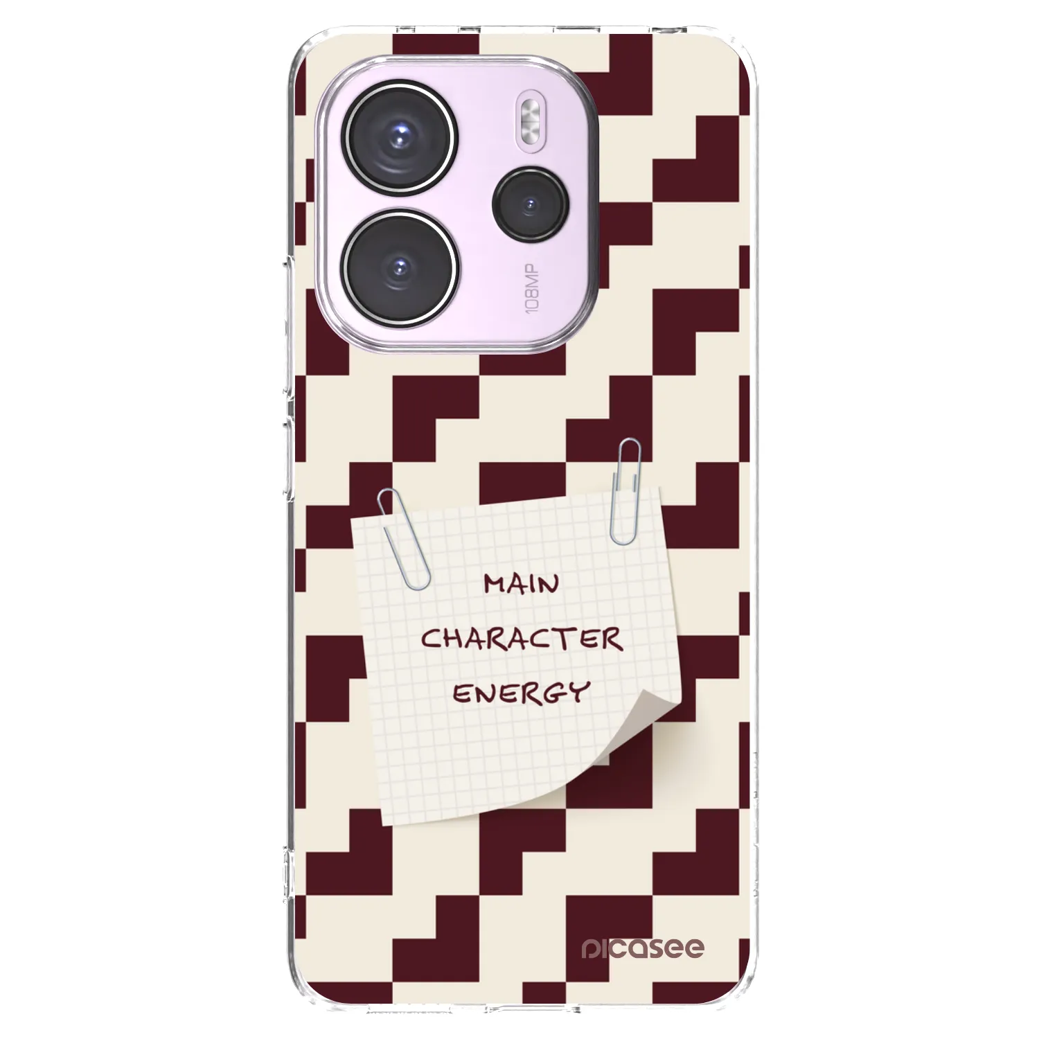 Picasee silikonowe przeźroczyste etui na Xiaomi Redmi Note 14 4G - Lead Role