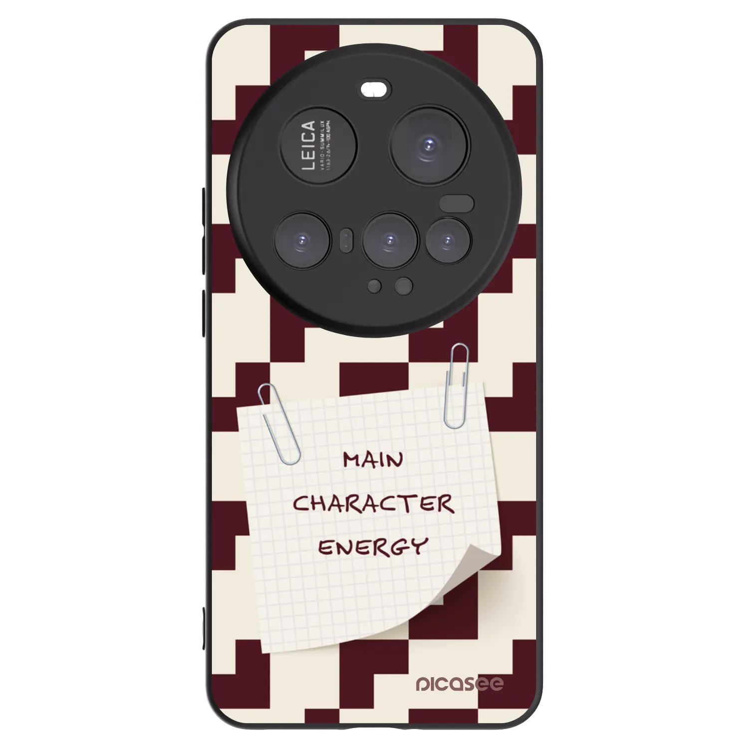 Picasee silikonowe czarne etui na Xiaomi 15 Ultra - Lead Role