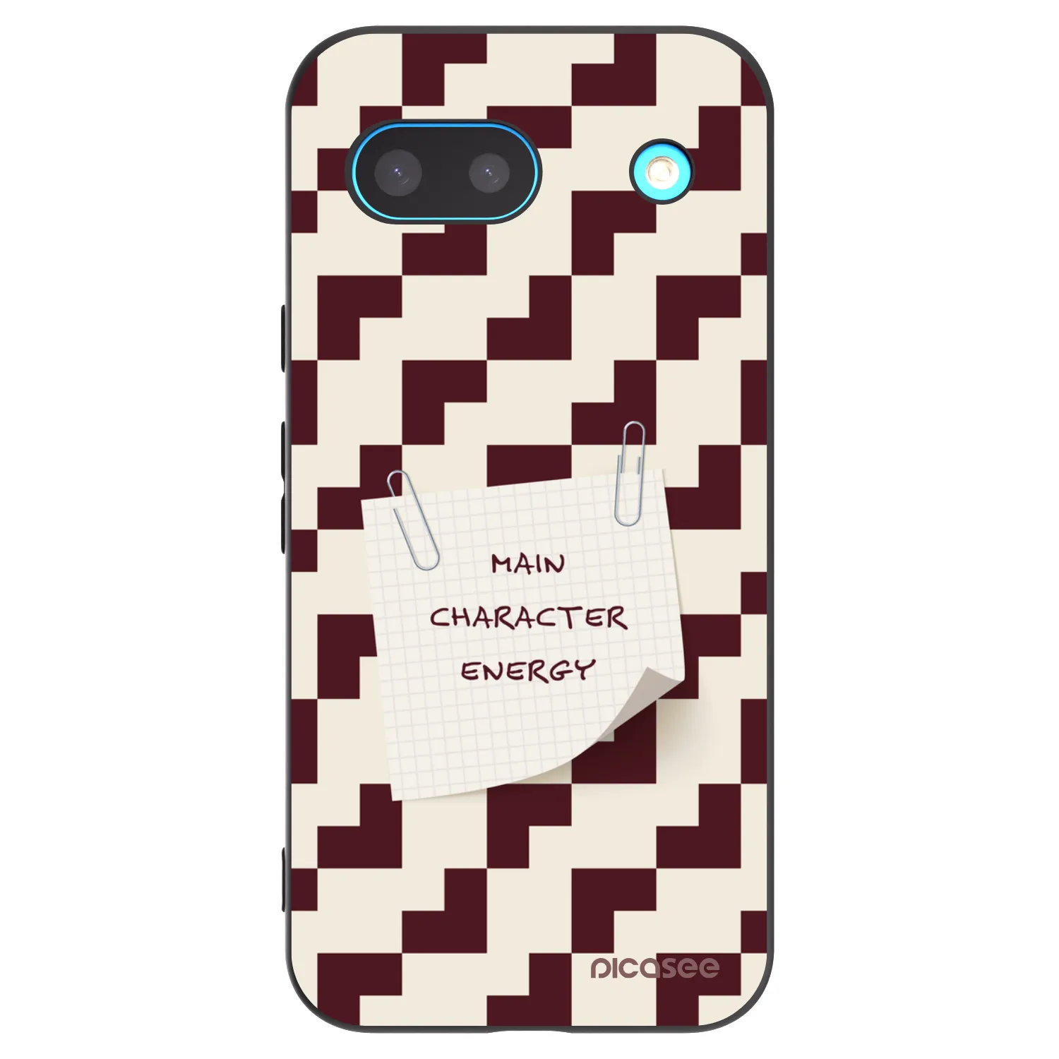 Picasee silikonowe czarne etui na Google Pixel 8 - Lead Role