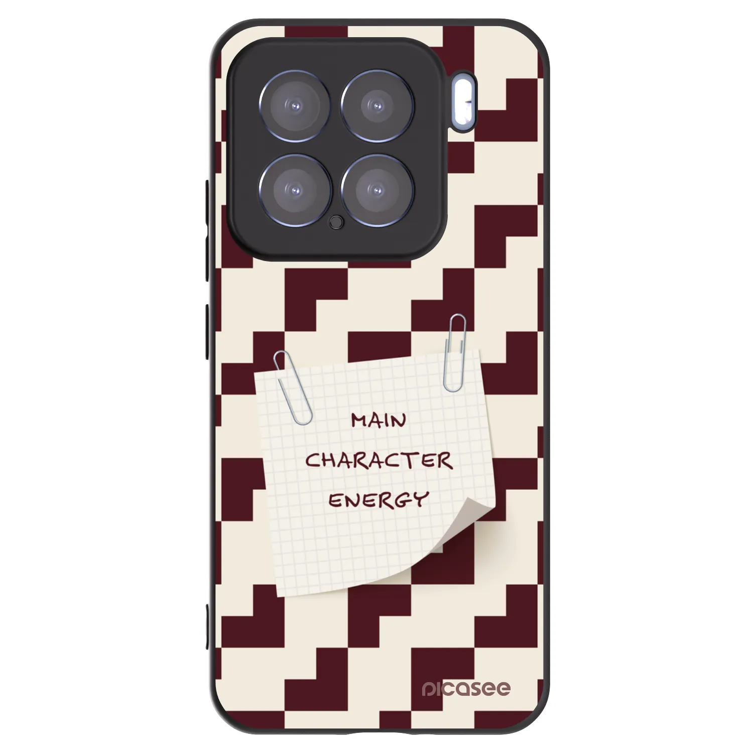 Picasee silikonowe czarne etui na Xiaomi 15 - Lead Role