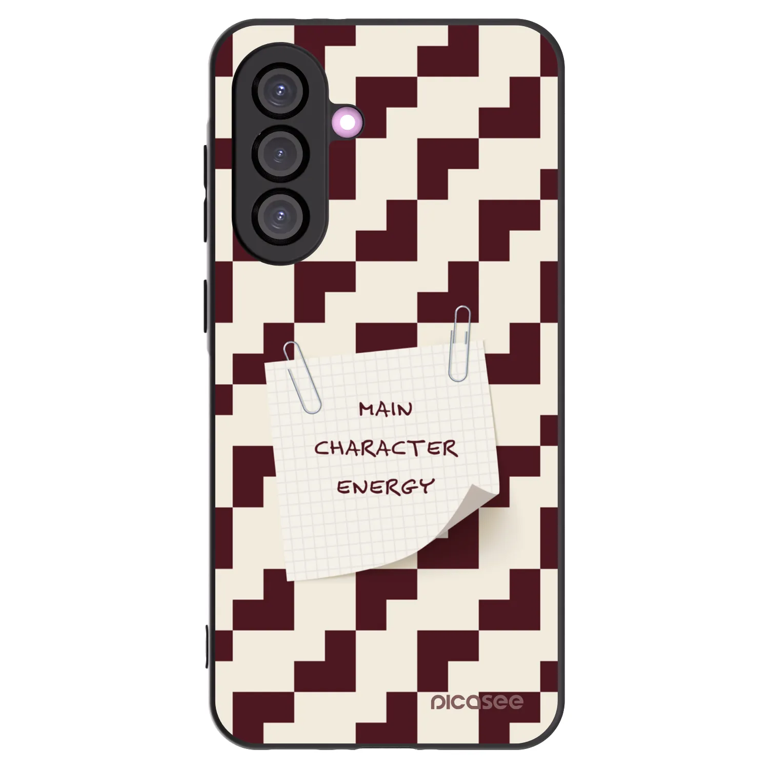 Picasee silikonowe czarne etui na Samsung Galaxy A56 5G A566B - Lead Role