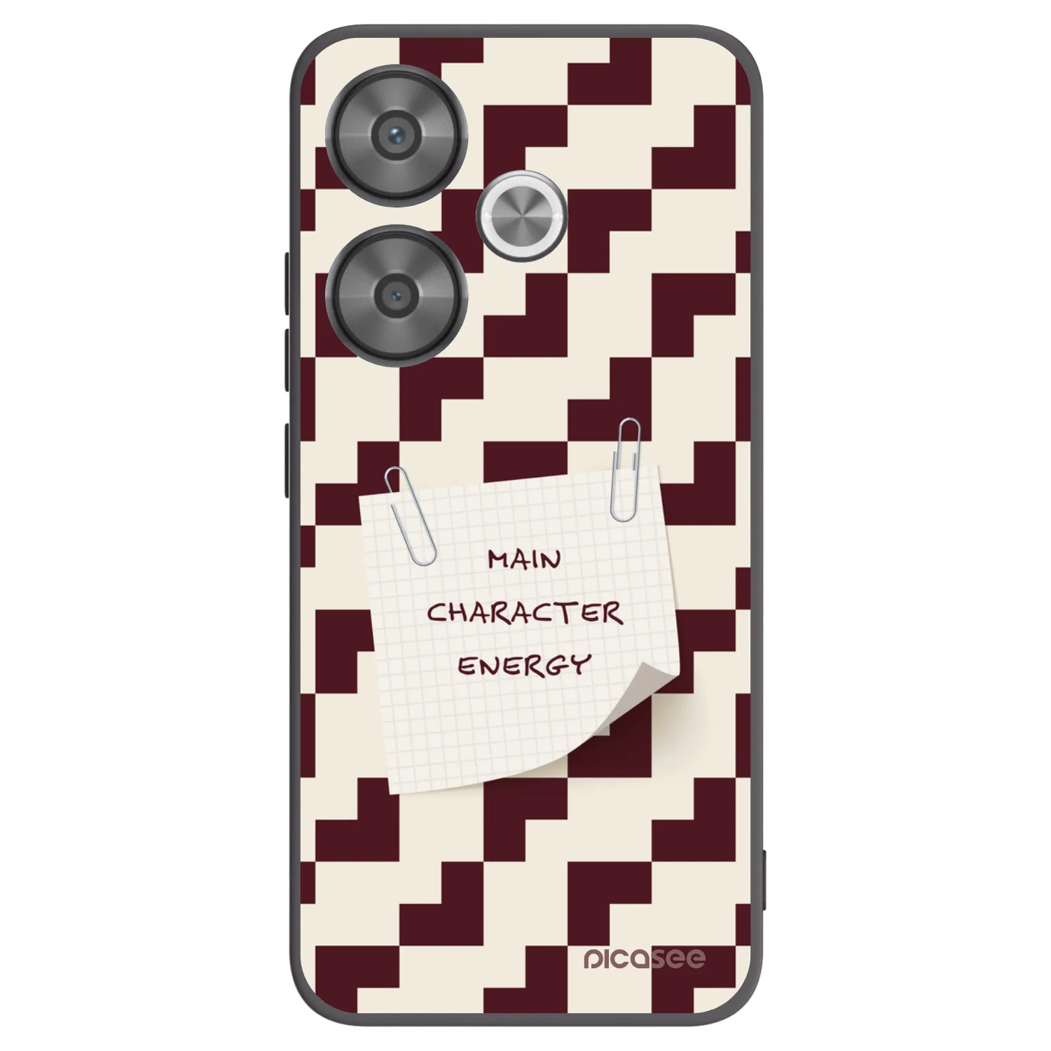 Picasee silikonowe czarne etui na Xiaomi Poco F6 - Lead Role