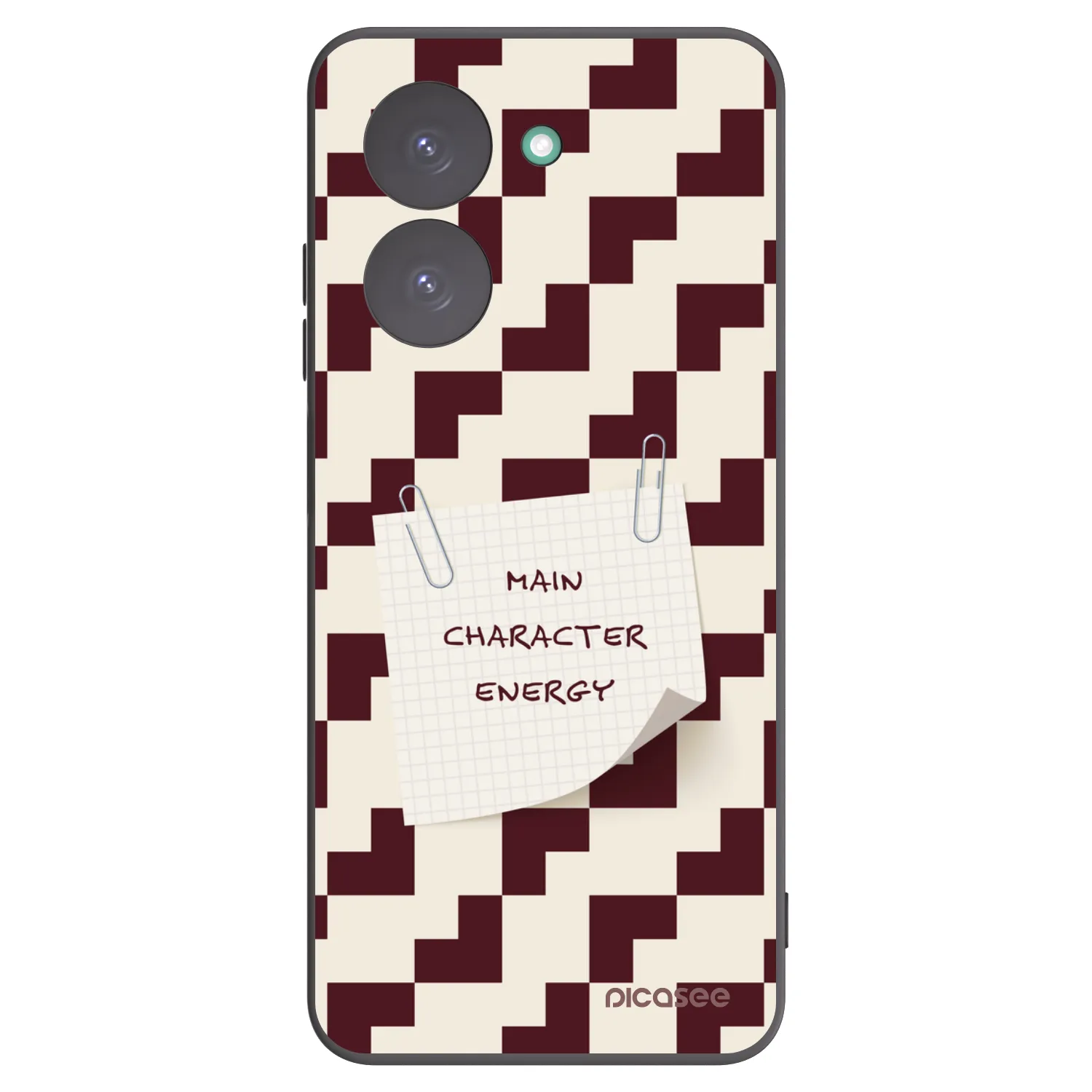 Picasee silikonowe czarne etui na Xiaomi Redmi A5 - Lead Role