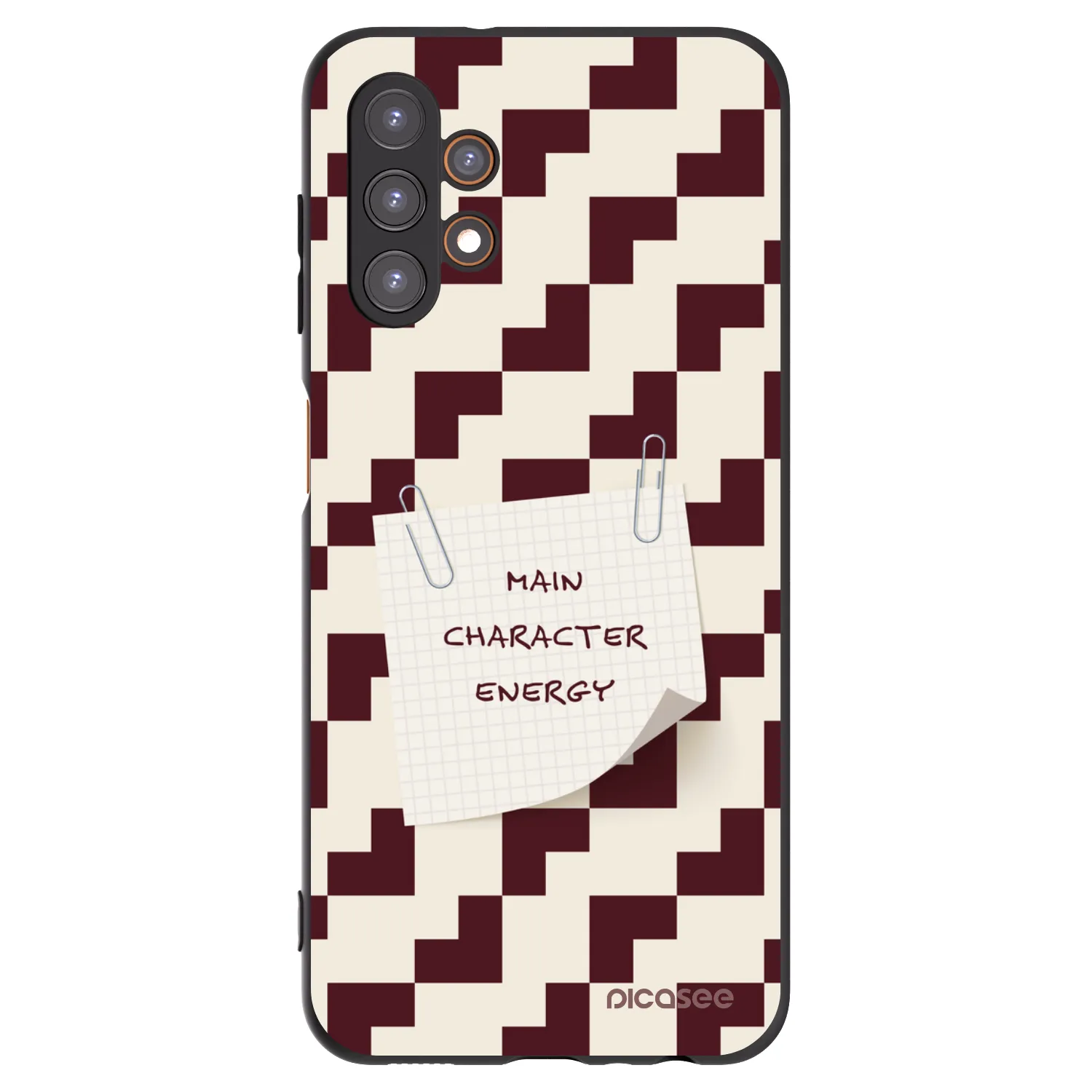 Picasee silikonowe czarne etui na Samsung Galaxy A13 5G - Lead Role