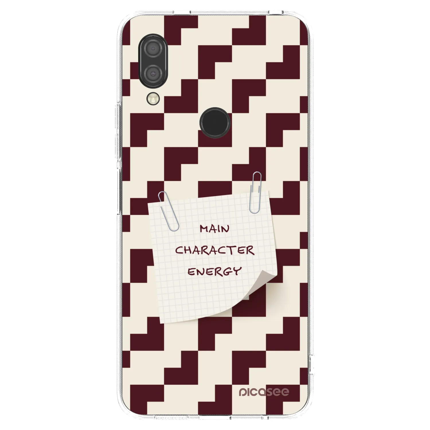 Picasee silikonowe przeźroczyste etui na Xiaomi Redmi 7 - Lead Role