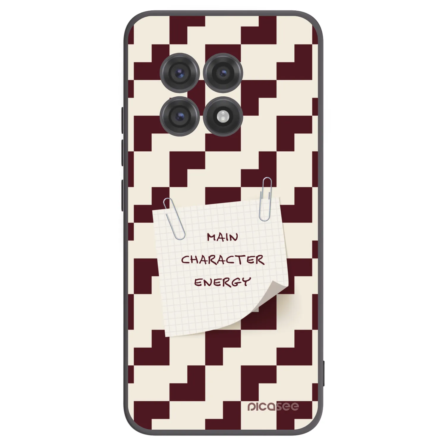 Picasee silikonowe czarne etui na OnePlus 13R 5G - Lead Role
