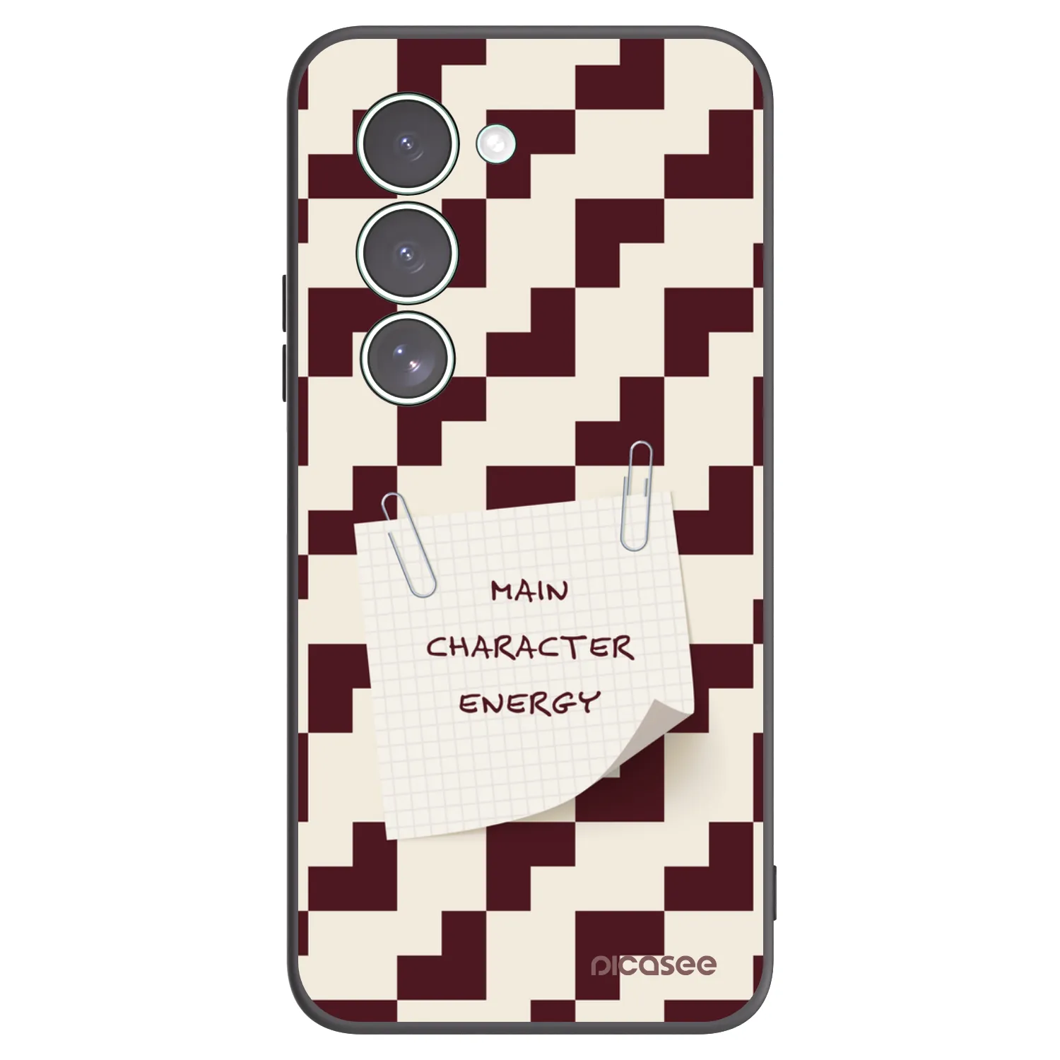 Picasee silikonowe czarne etui na Xiaomi Redmi 15 5G - Lead Role