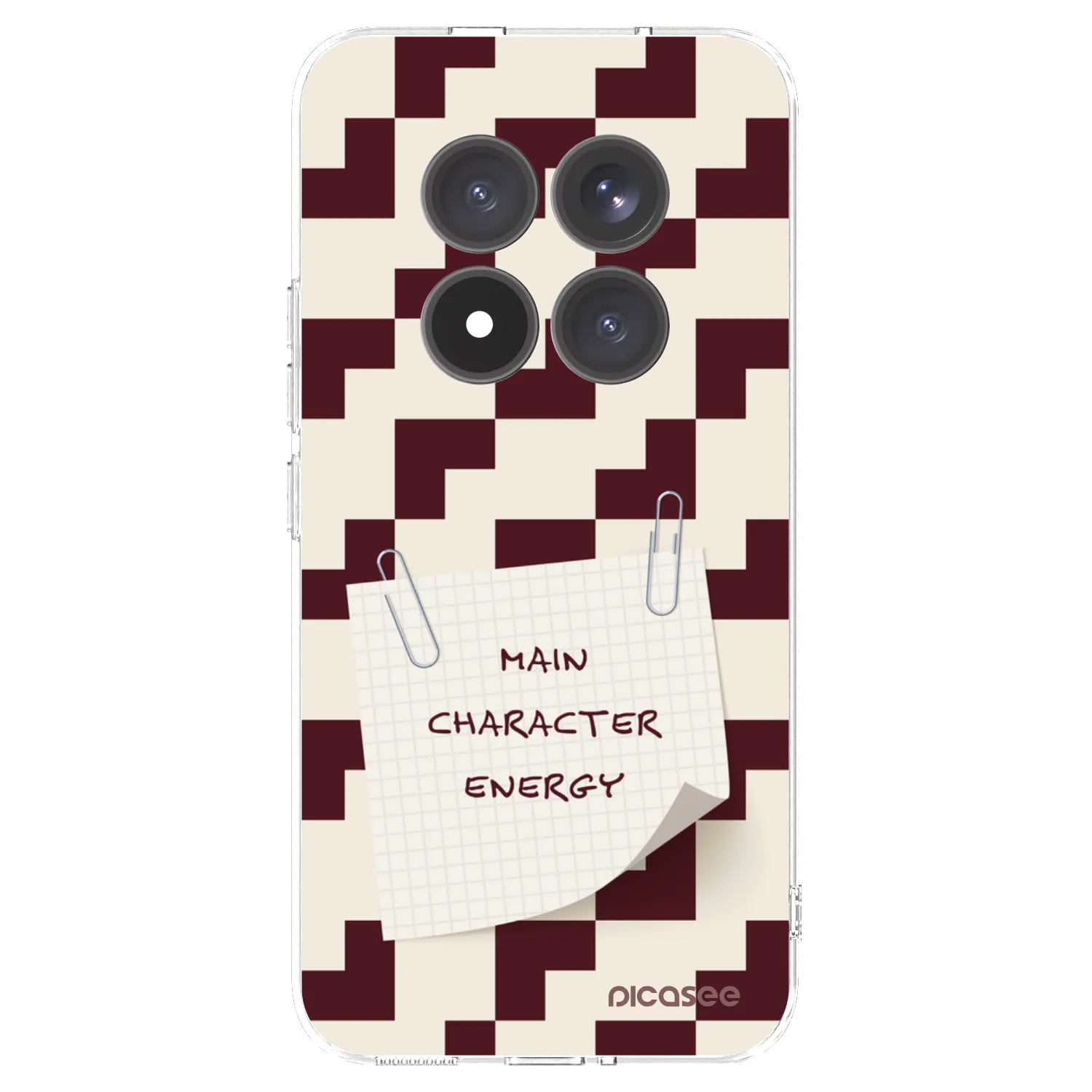 Picasee silikonowe przeźroczyste etui na Xiaomi Redmi Note 15 Pro+ - Lead Role
