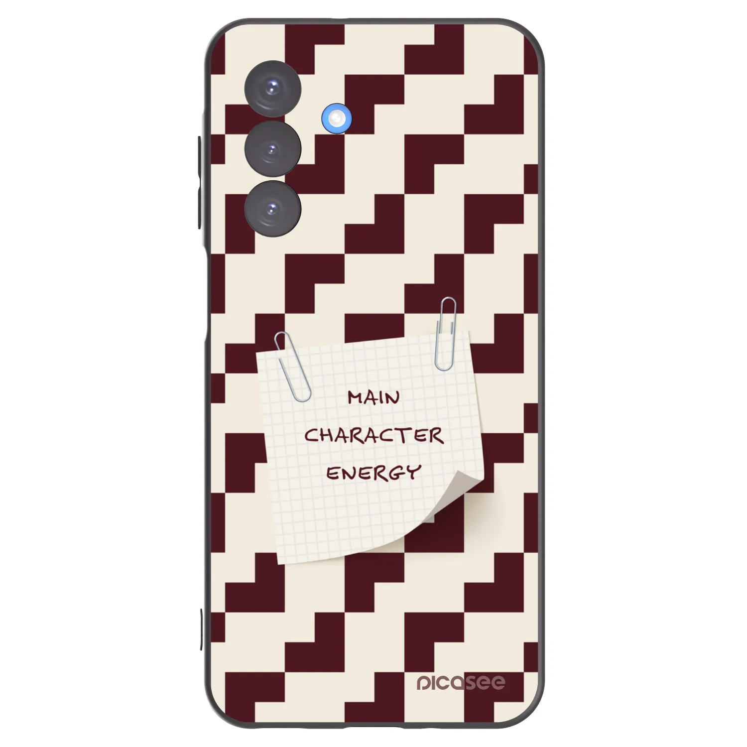 Picasee silikonowe czarne etui na Samsung Galaxy A17 5G - Lead Role