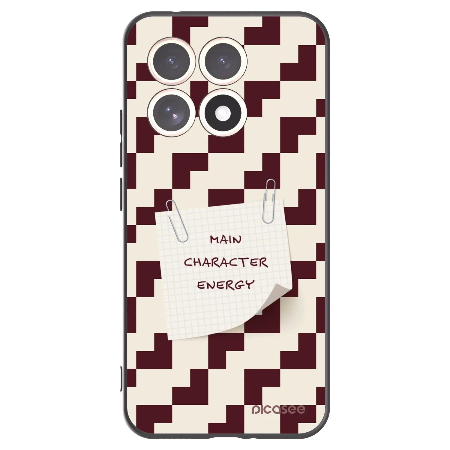 Picasee silikonowe czarne etui na Xiaomi 15T - Lead Role