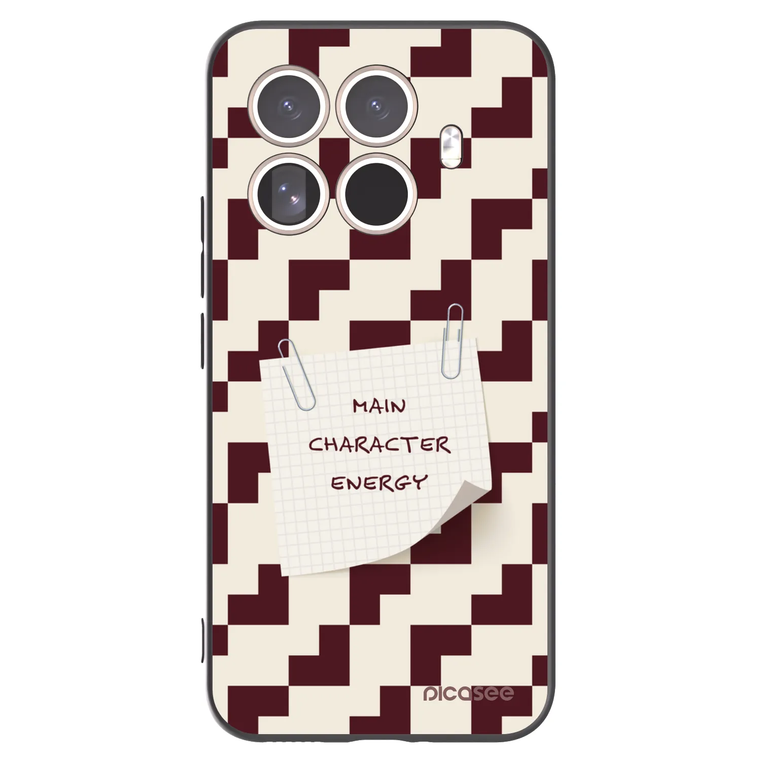 Picasee silikonowe czarne etui na Xiaomi 15T Pro - Lead Role