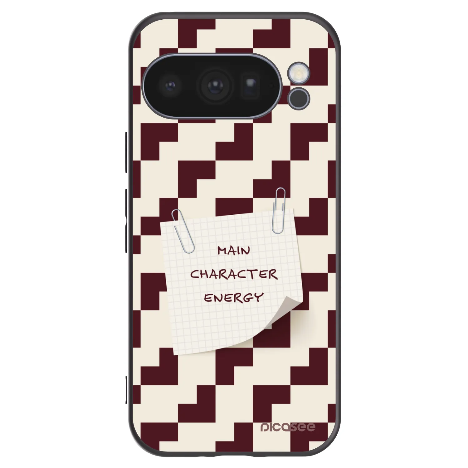 Picasee silikonowe czarne etui na Google Pixel 10 Pro - Lead Role