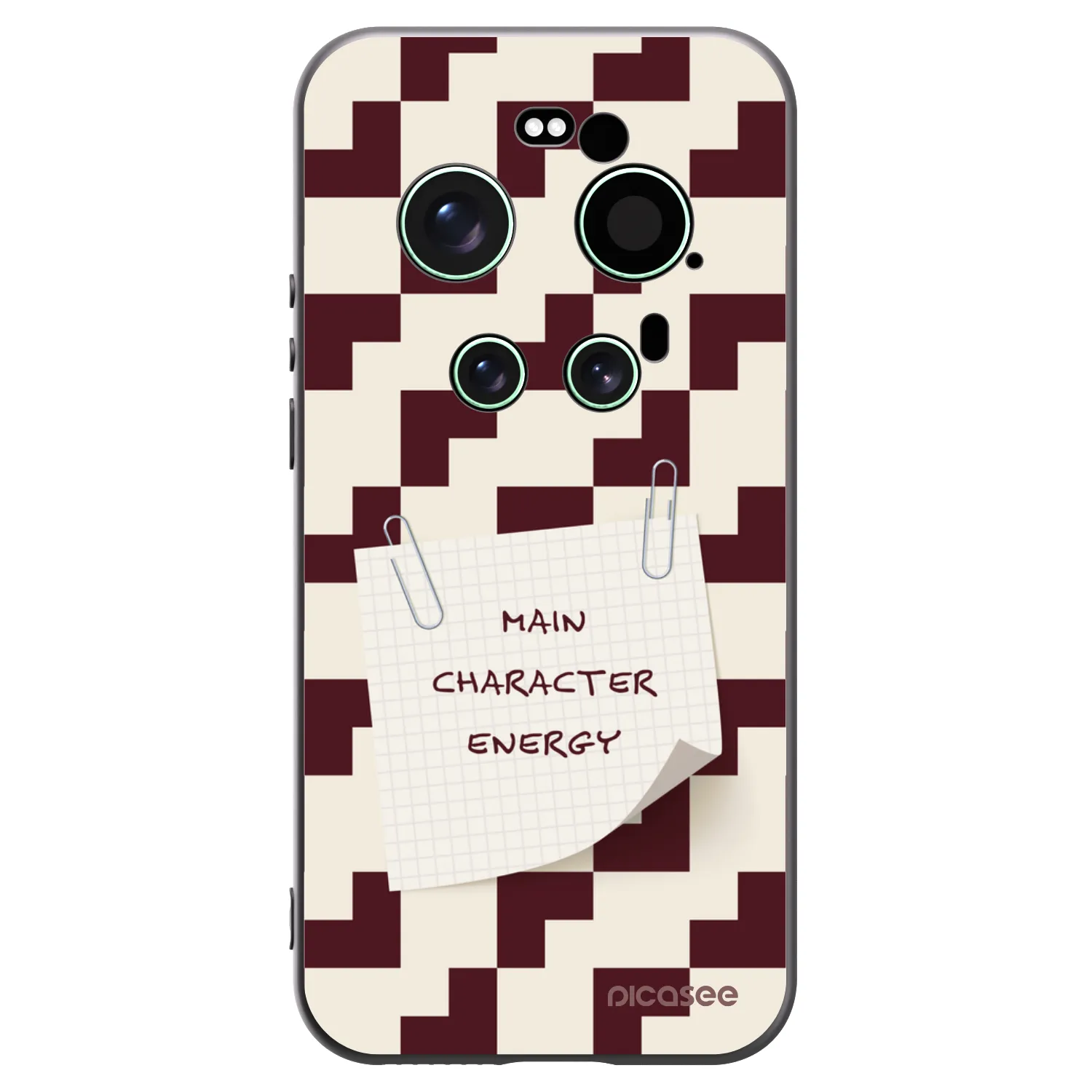 Picasee silikonowe czarne etui na Xiaomi 17 Ultra - Lead Role