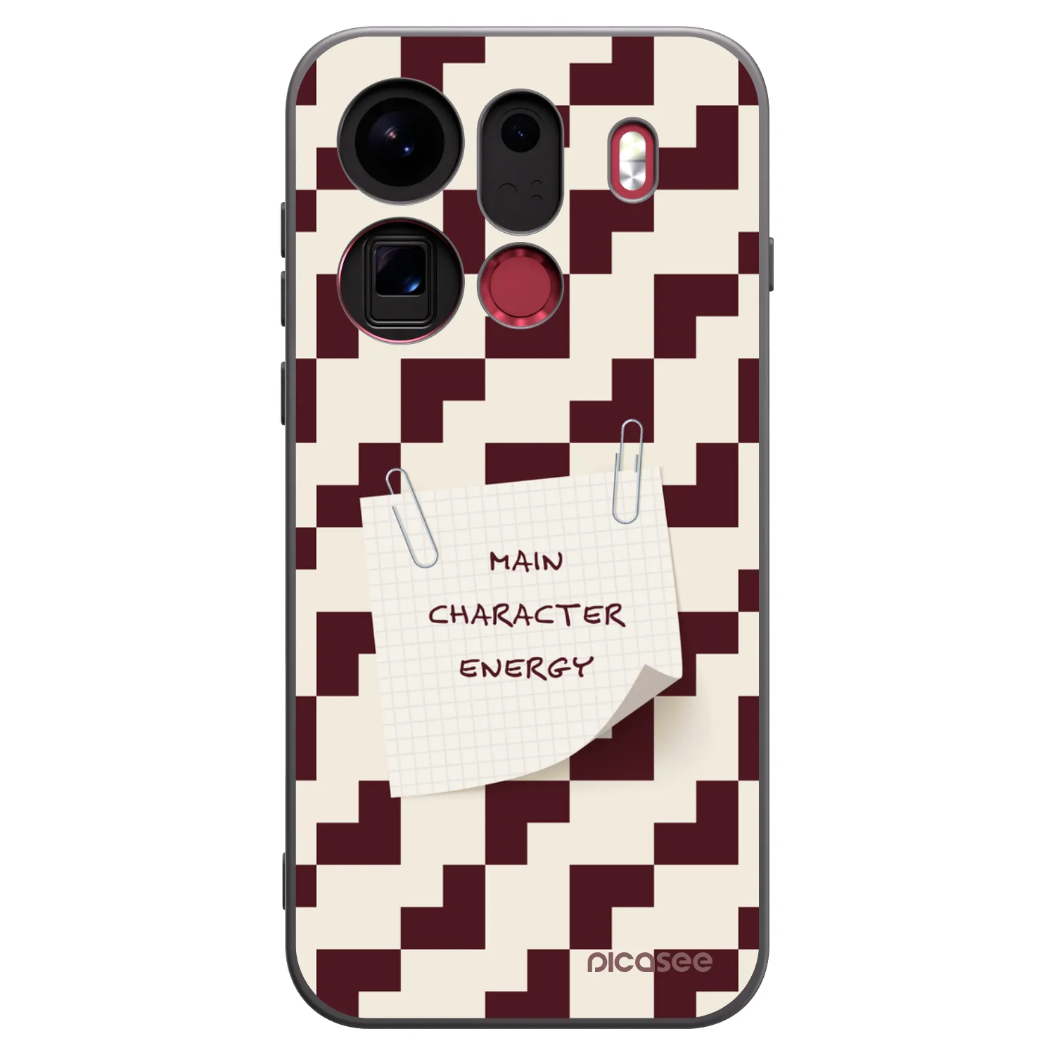 Picasee silikonowe czarne etui na OPPO Find X9 Pro - Lead Role