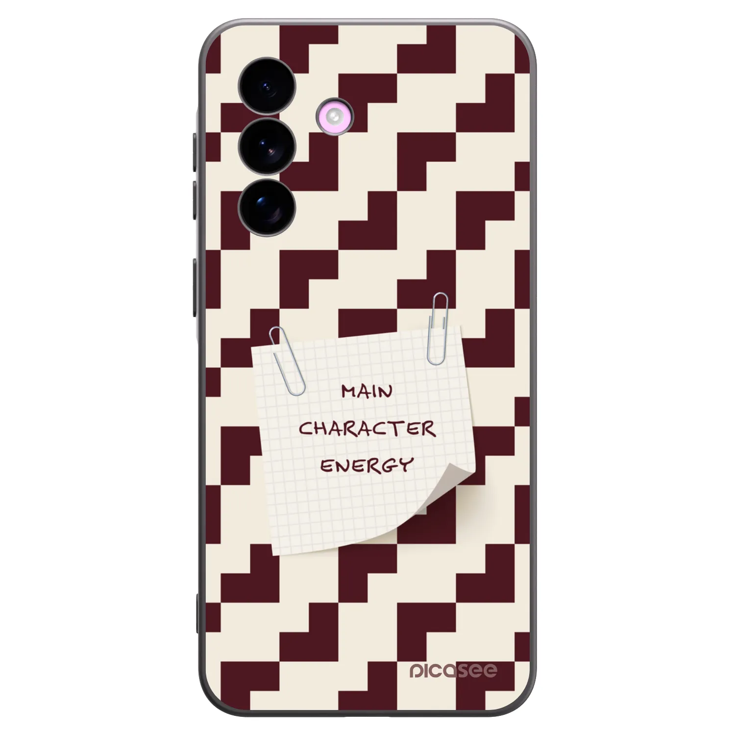 Picasee silikonowe czarne etui na Samsung Galaxy A57 5G - Lead Role