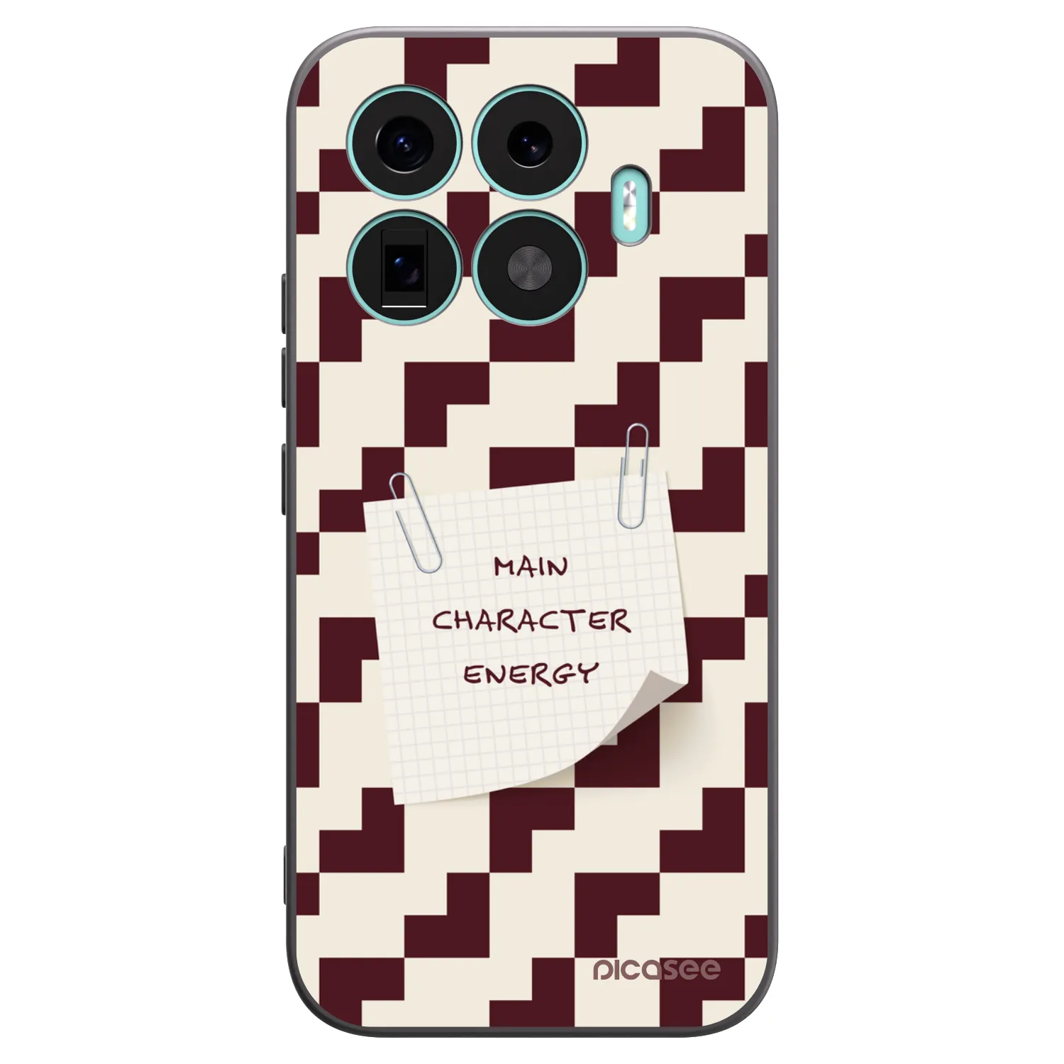 Picasee silikonowe czarne etui na Xiaomi 17T - Lead Role