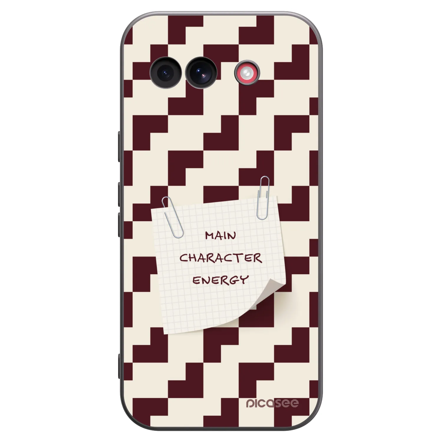 Picasee silikonowe czarne etui na Google Pixel 10a - Lead Role