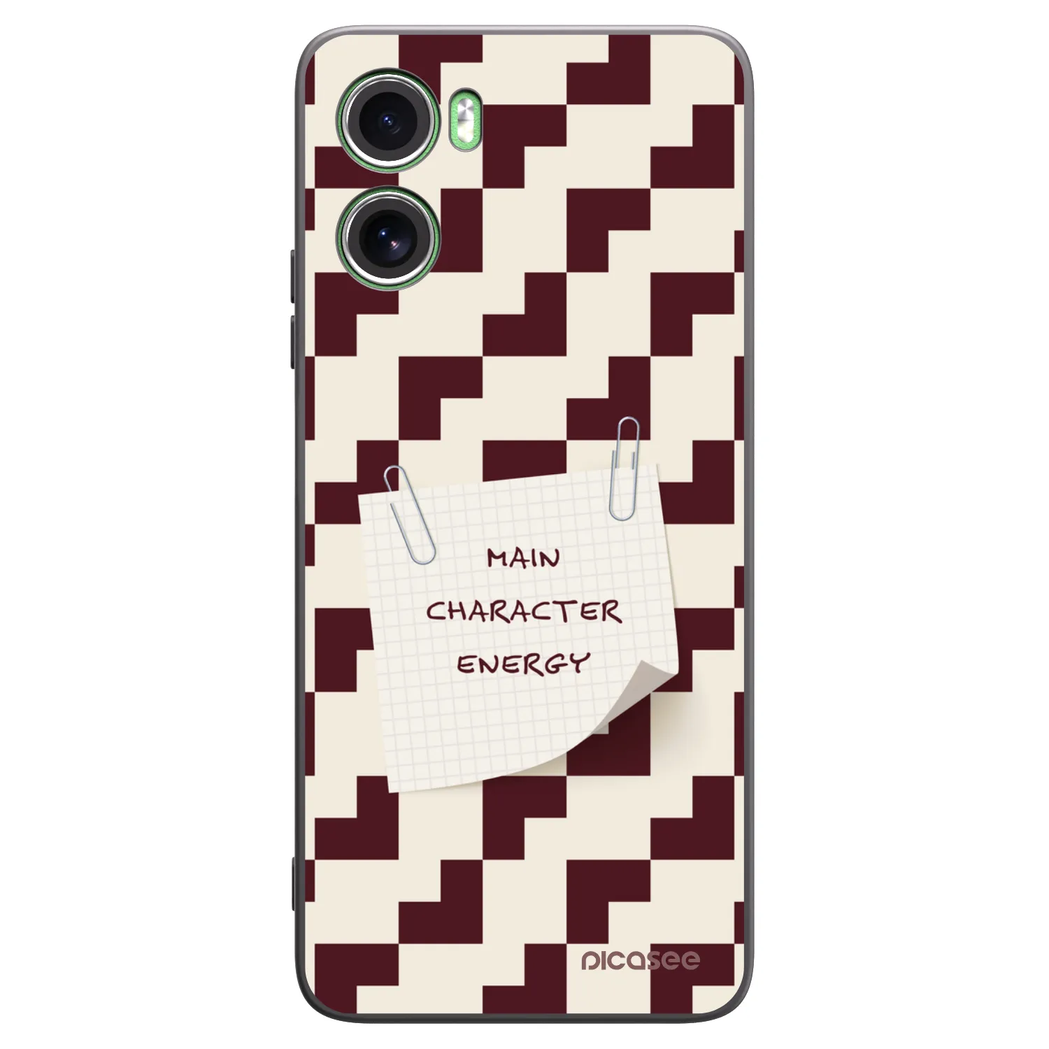 Picasee silikonowe czarne etui na Motorola Moto G06 - Lead Role