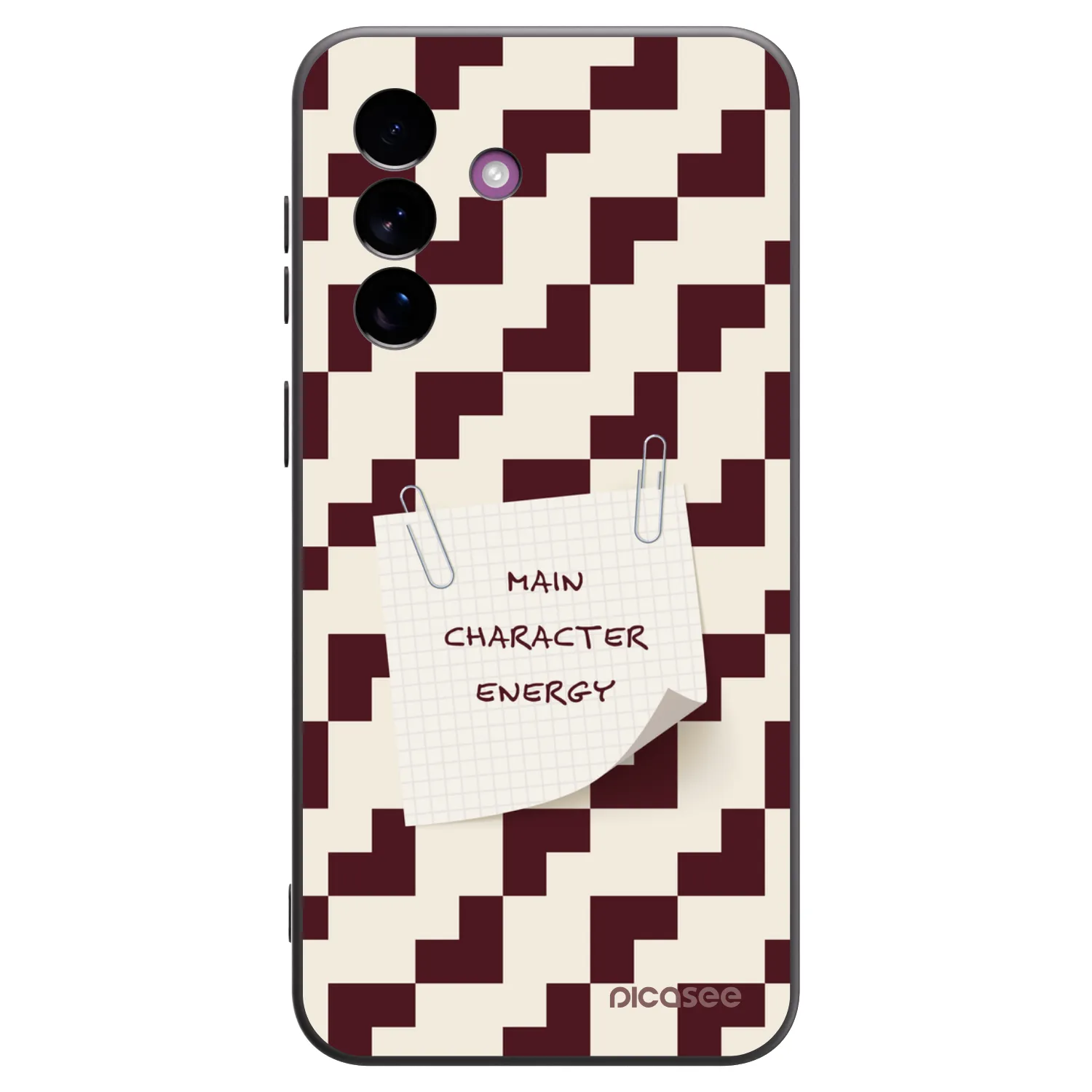 Picasee silikonowe czarne etui na Samsung Galaxy A37 - Lead Role