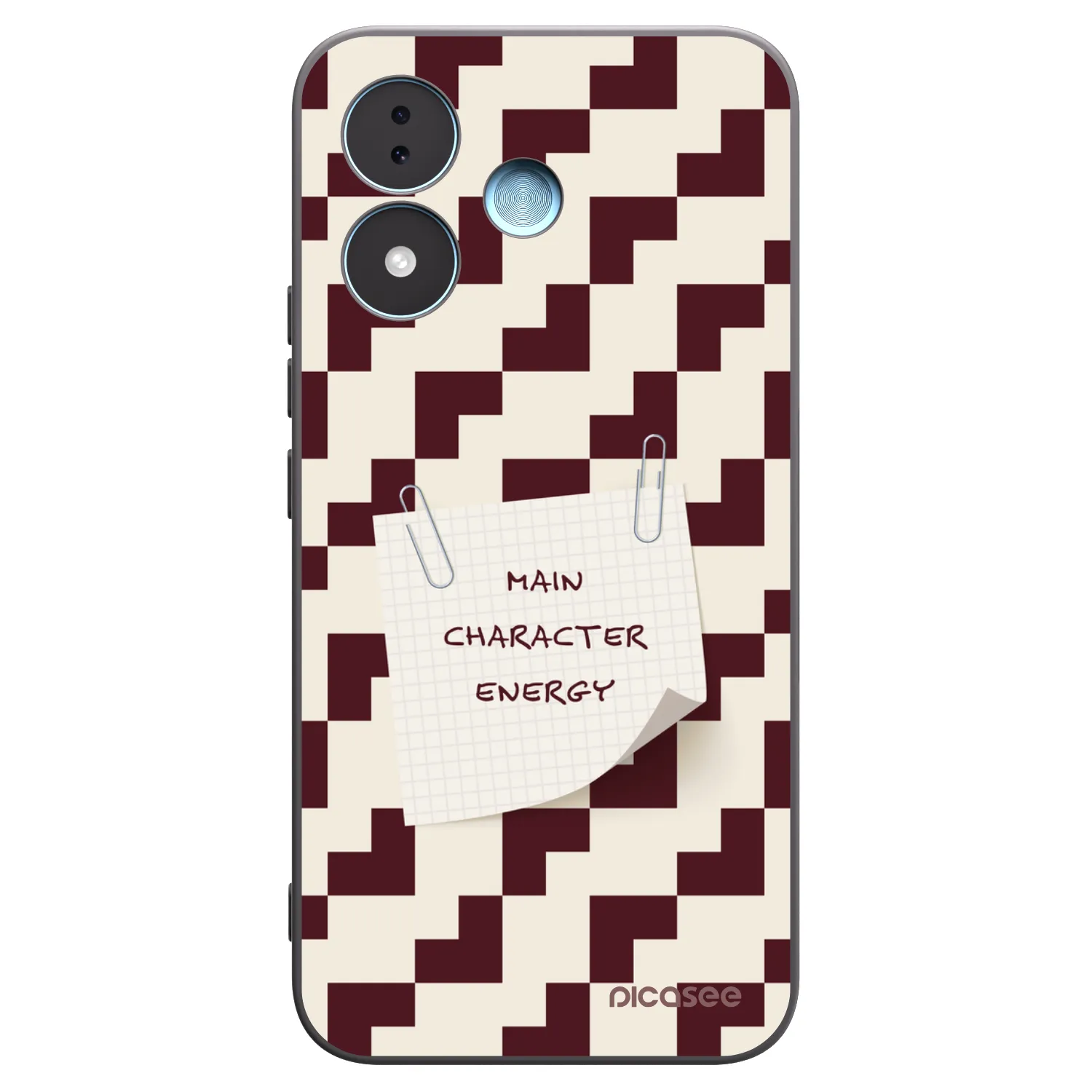Picasee silikonowe czarne etui na Xiaomi Redmi Note 17 5G - Lead Role