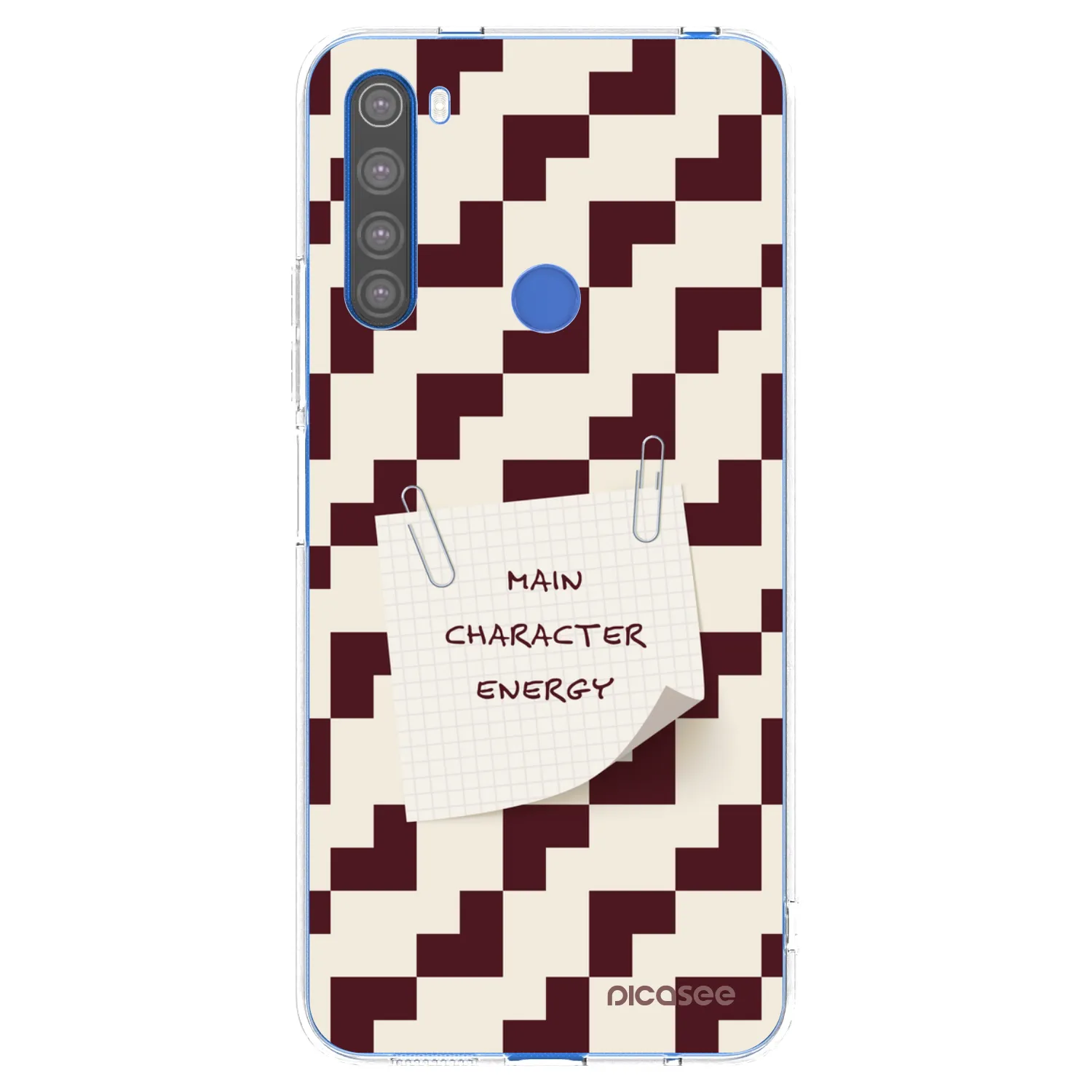 Picasee silikonowe przeźroczyste etui na Xiaomi Redmi Note 8T - Lead Role